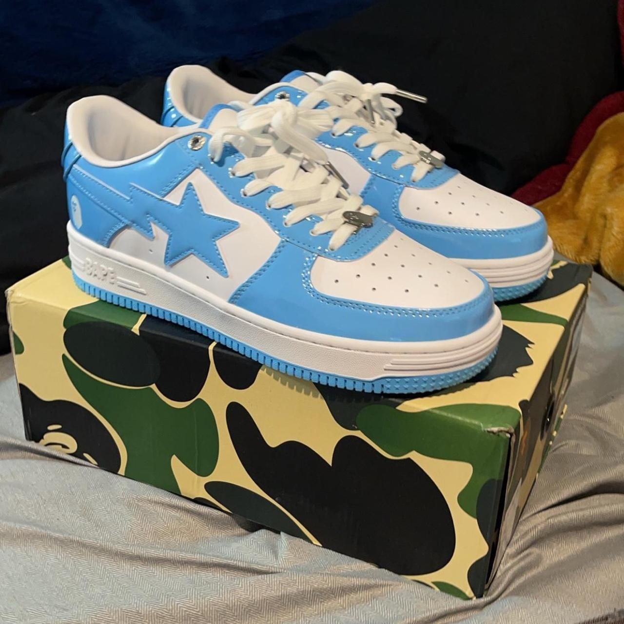 Bapesta Shoe Blue size 10 Brand new with box and... - Depop