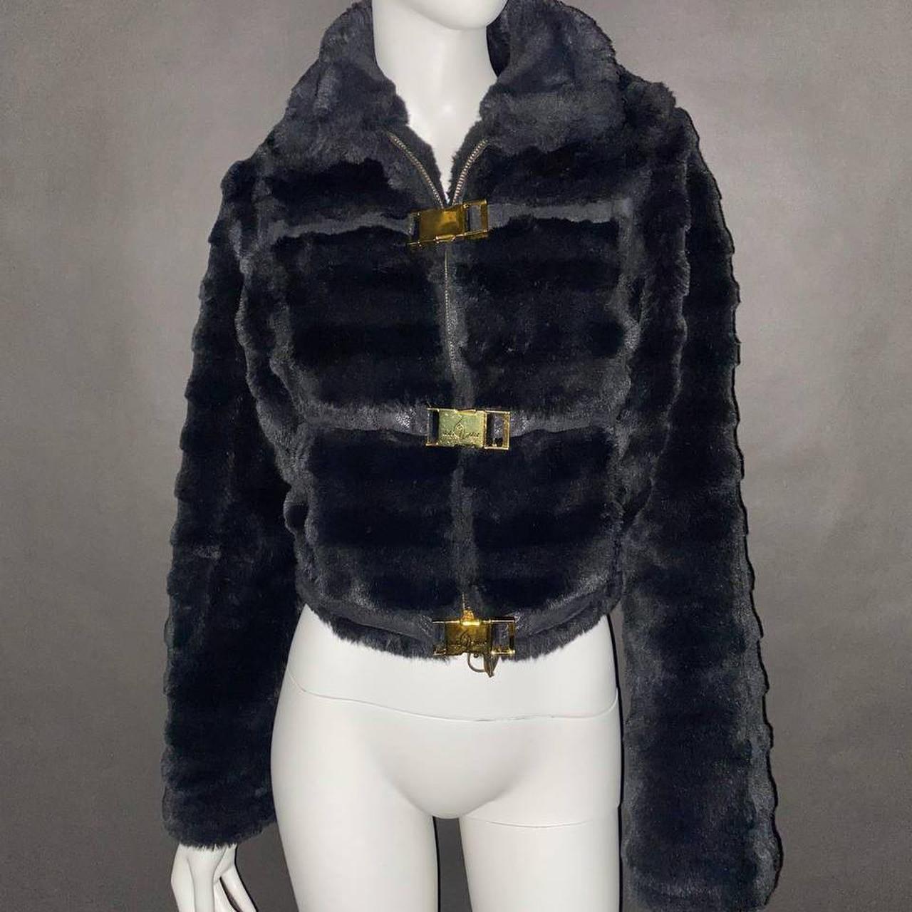 Baby phat faux store fur jacket