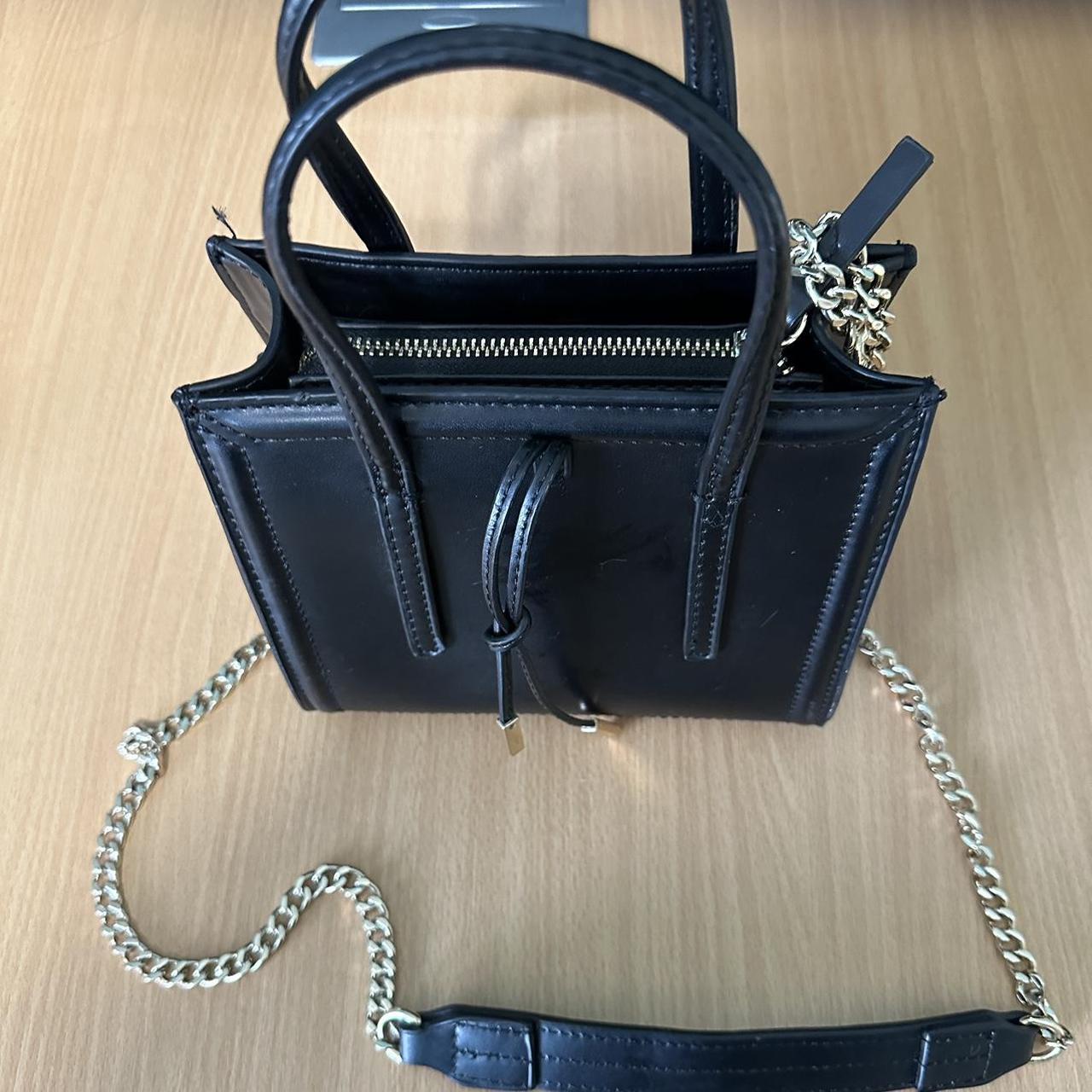 Crossbody Zara Black Woven Bag Braided Fabric Bag