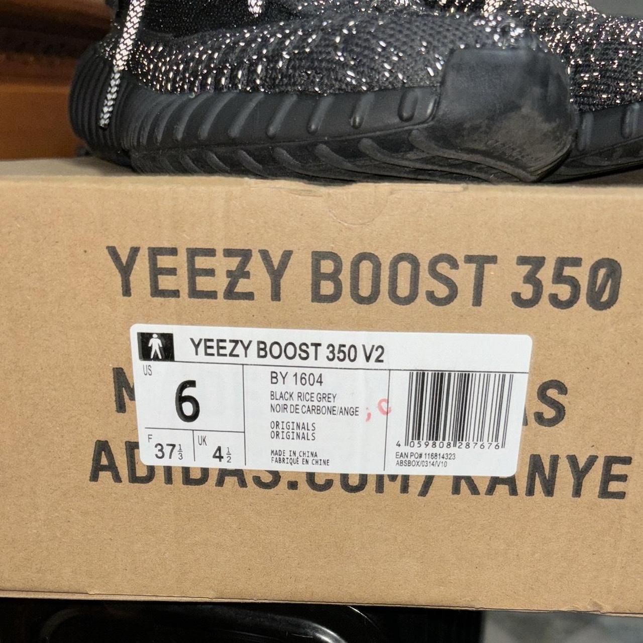 yeezy black reflective women's