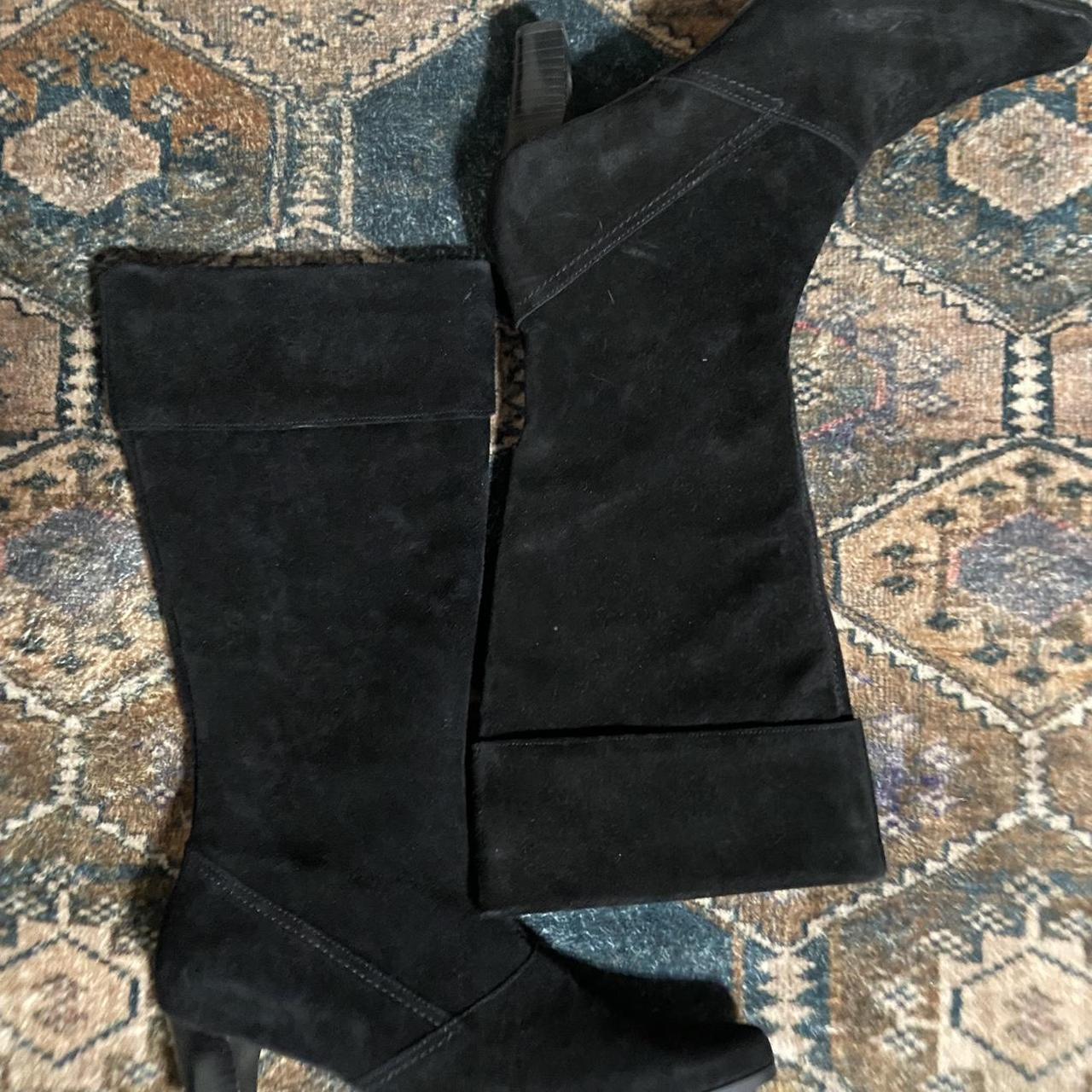 Bcbg black deals suede boots