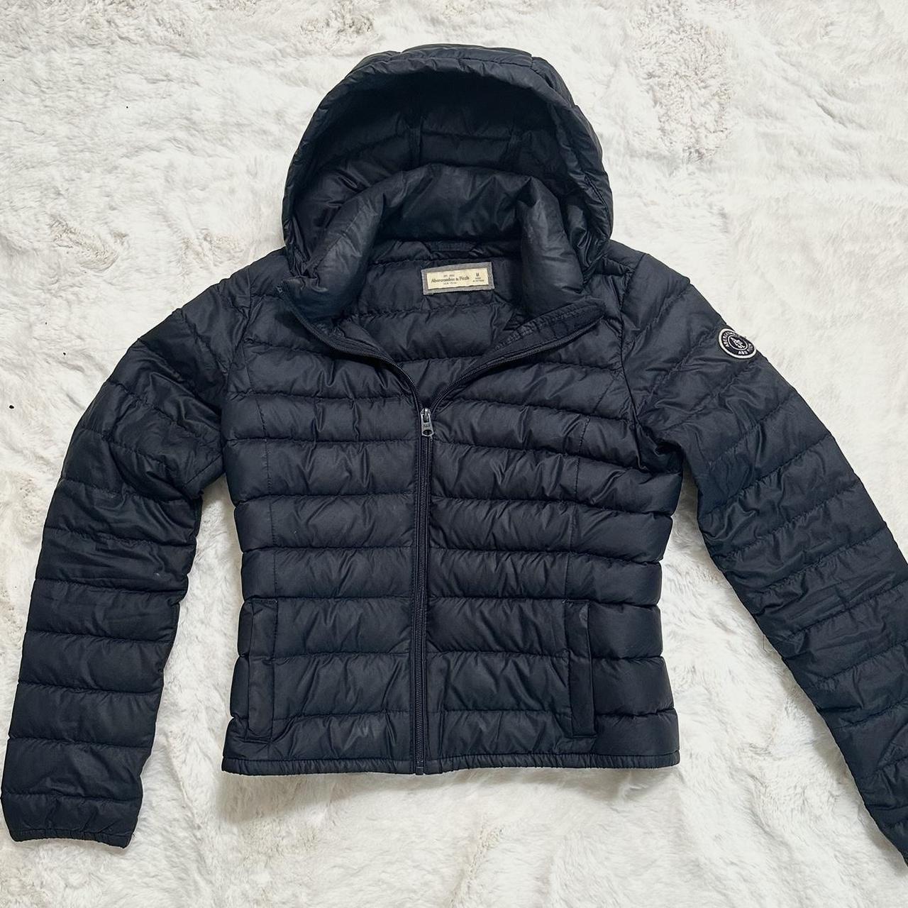 abercrombie and fitch womens puffer jacket size. Depop