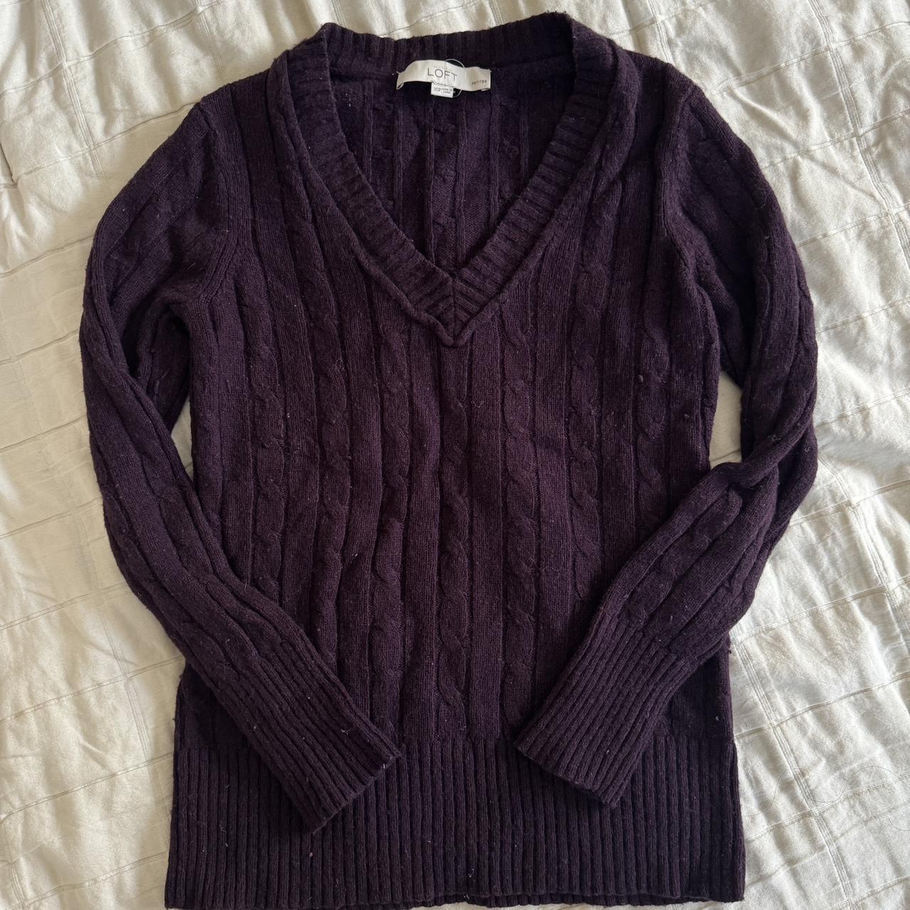 Loft 2025 purple sweater