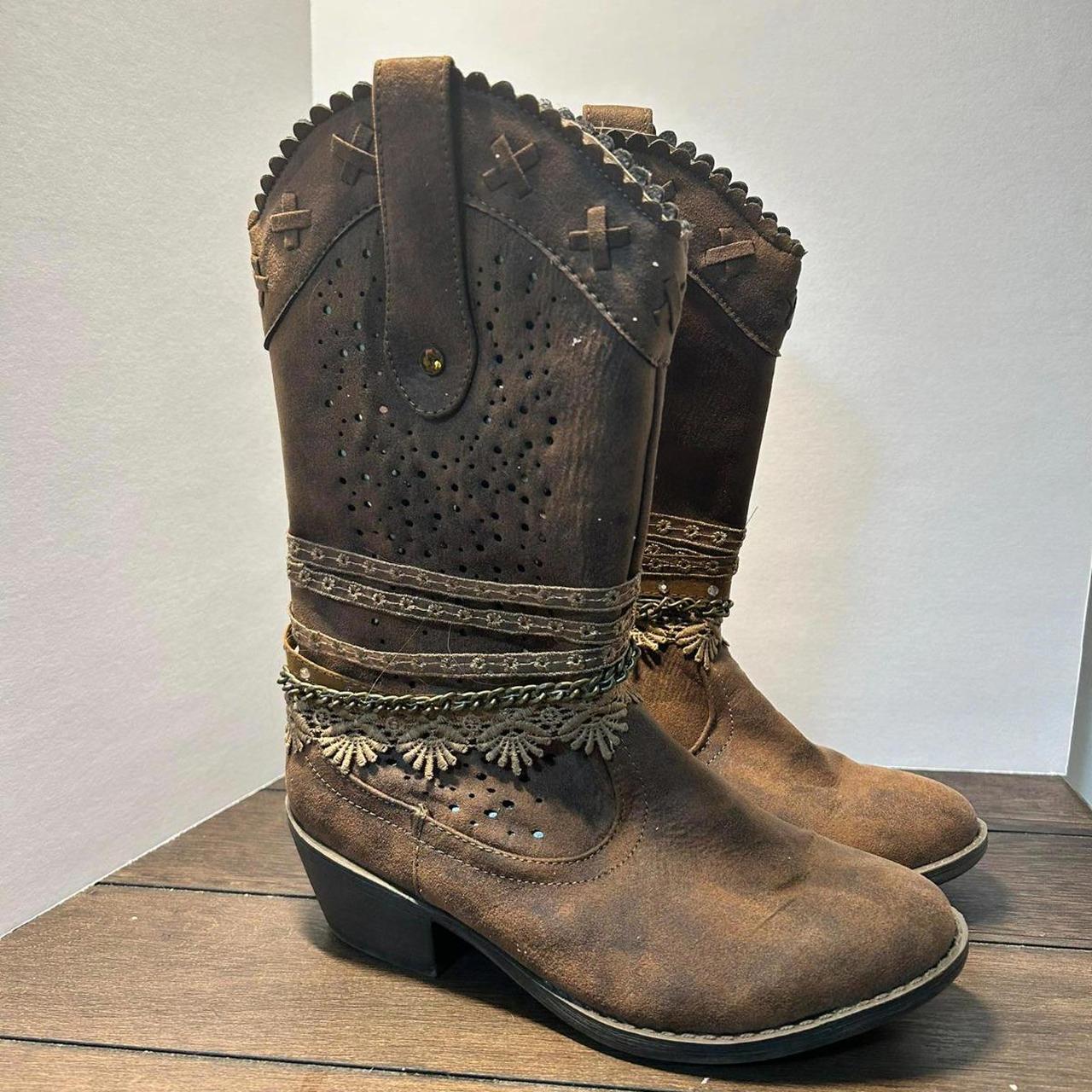 Paris blues 2025 cowgirl boots