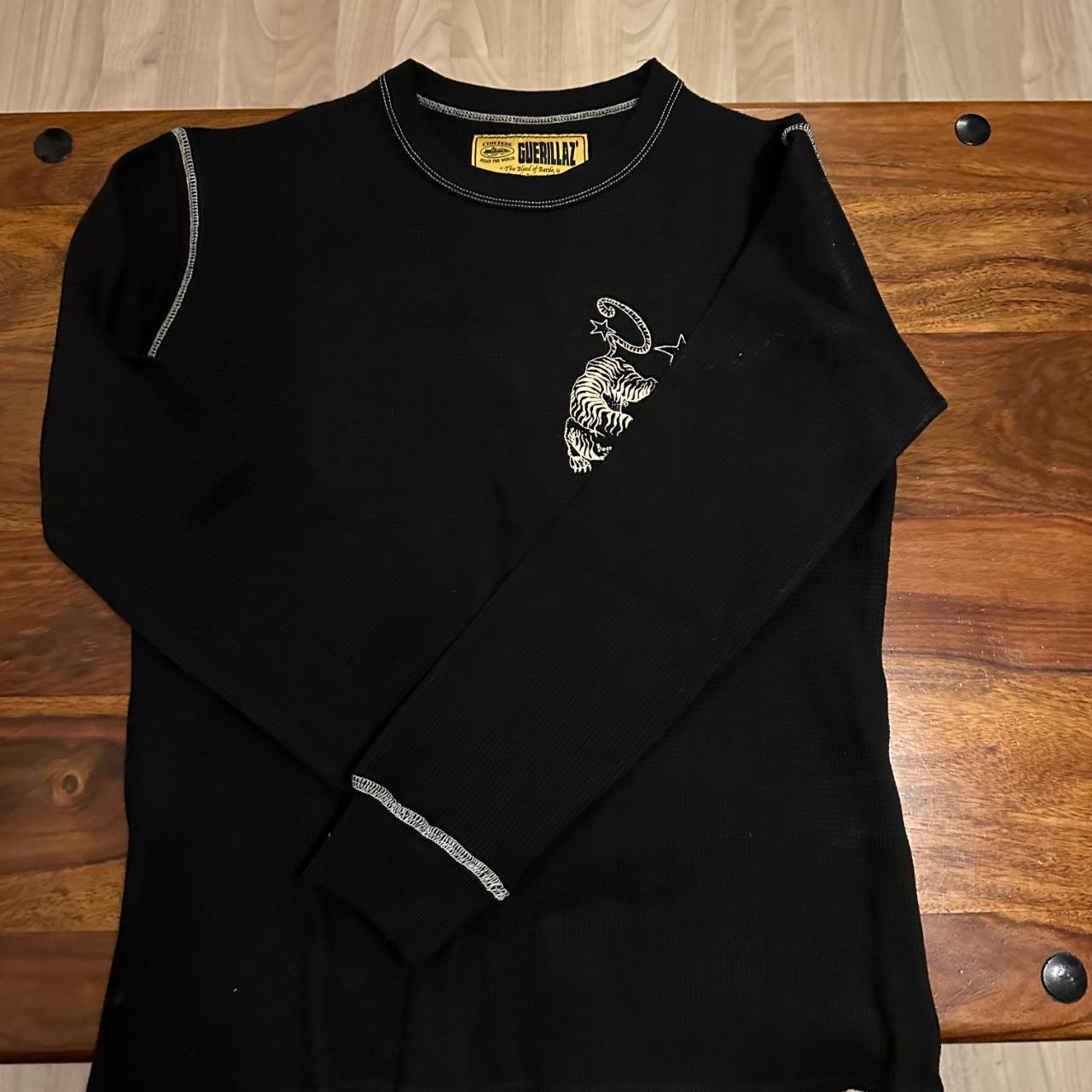 Corteiz Tiger Contrast Waffle Long sleeve T Shirt | Depop