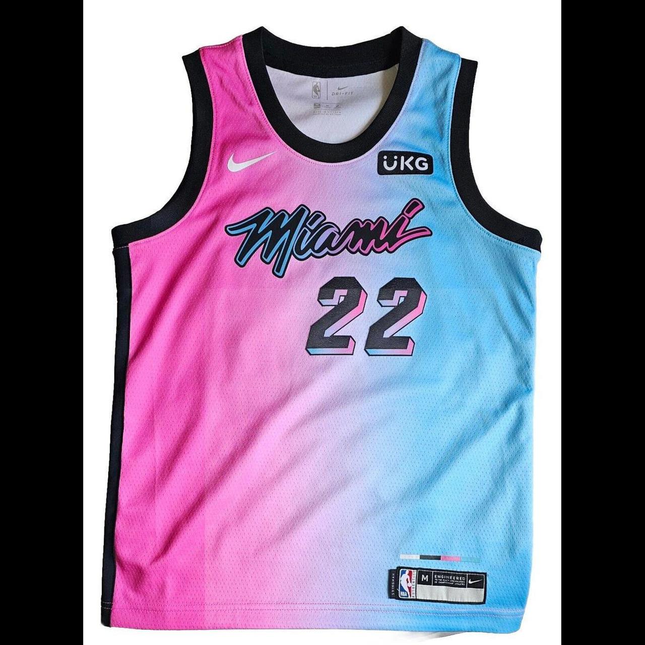 Authentic Jimmy Butler Miami Heat Vice City Edition... - Depop