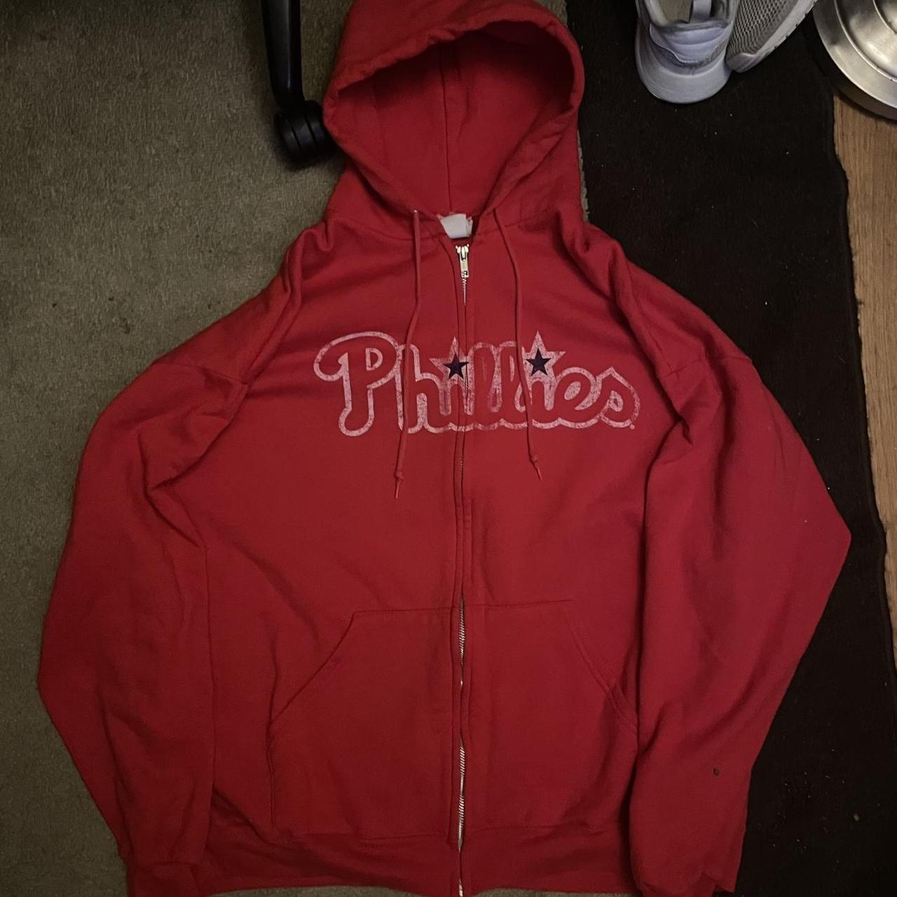 Majestic best sale phillies hoodie