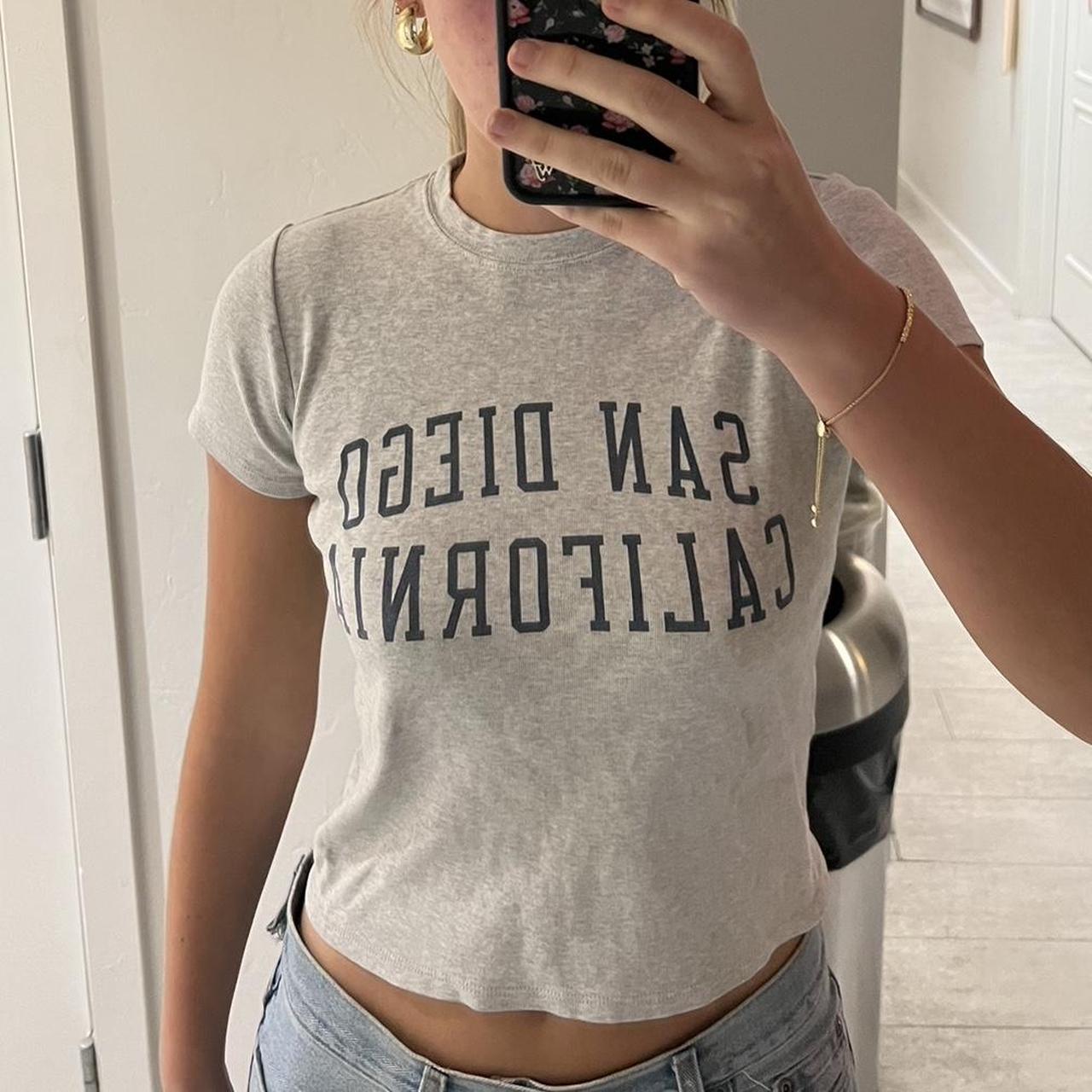 BRANDY MELVILLE SAN DIEGO CALIFORNIA TSHIRT brandy... Depop