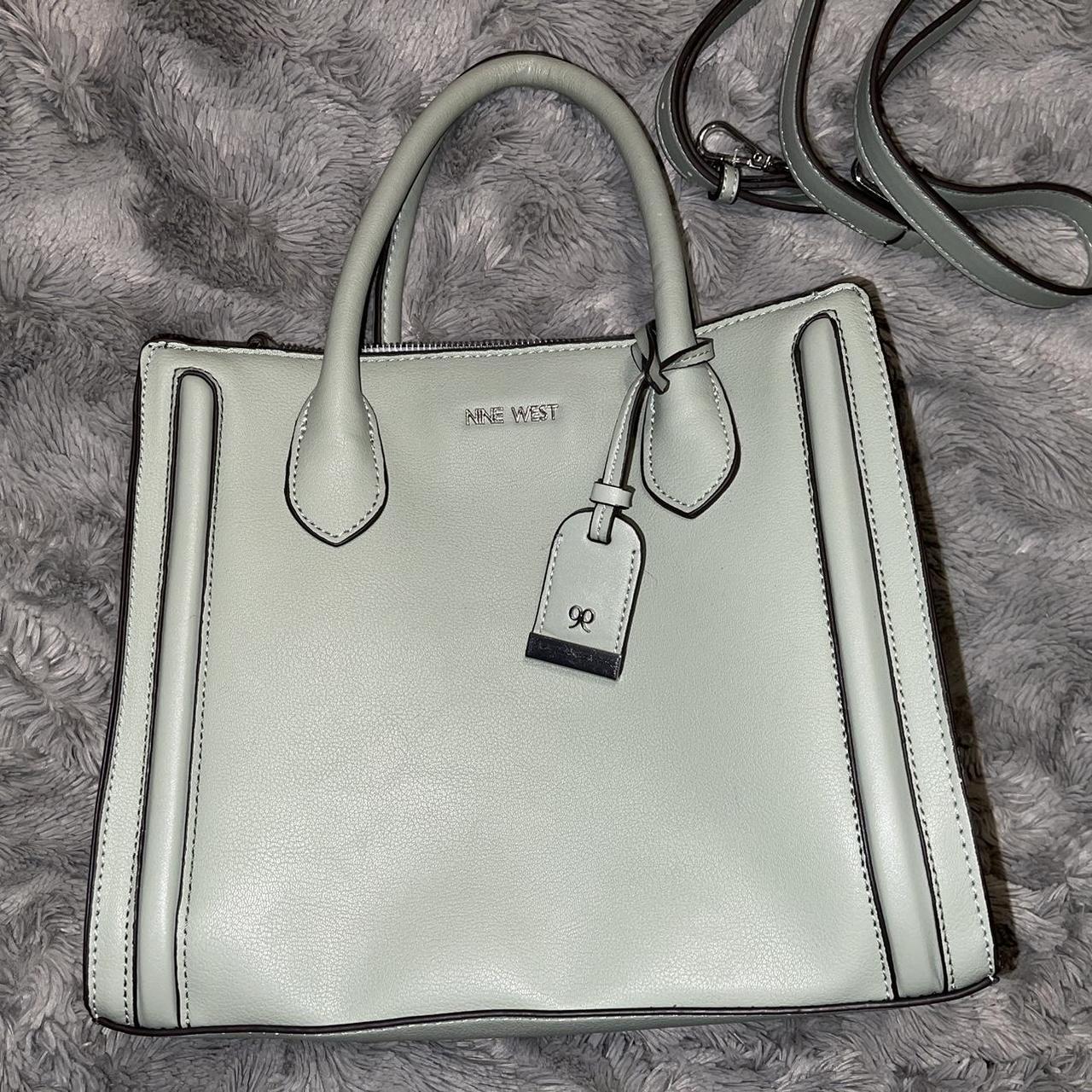 Buy Women's Nine West Jordii Printed Top Handle Tote Bag with Small  Multipurpose Pouch in Beige Online | Centrepoint Qatar