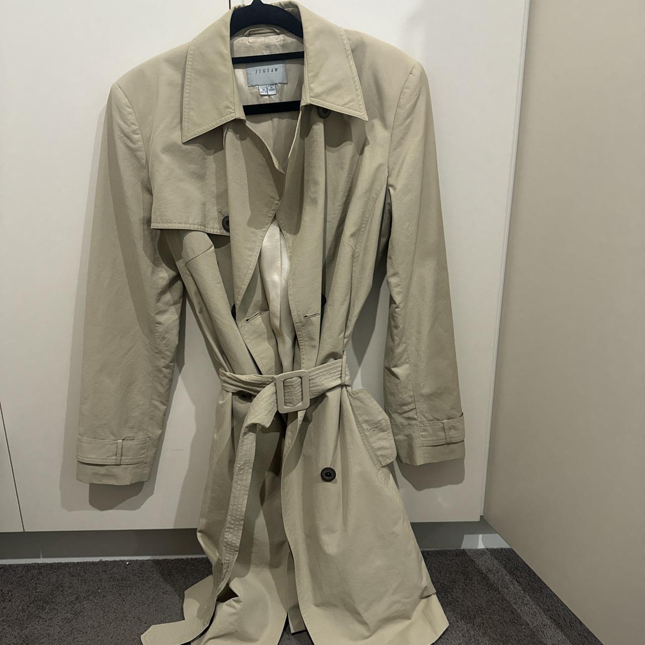 JIGSAW - Trench Coat Size 10 Brand new condition - Depop