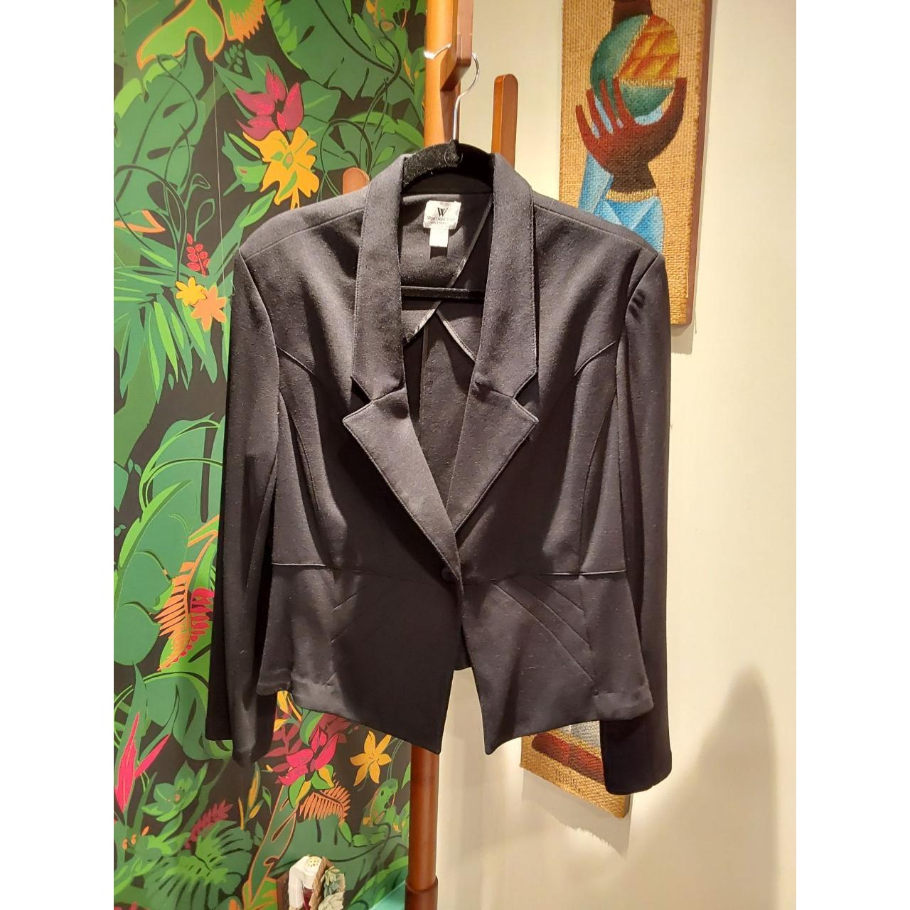 The Worthington Modern Knit Women's Black Blazer