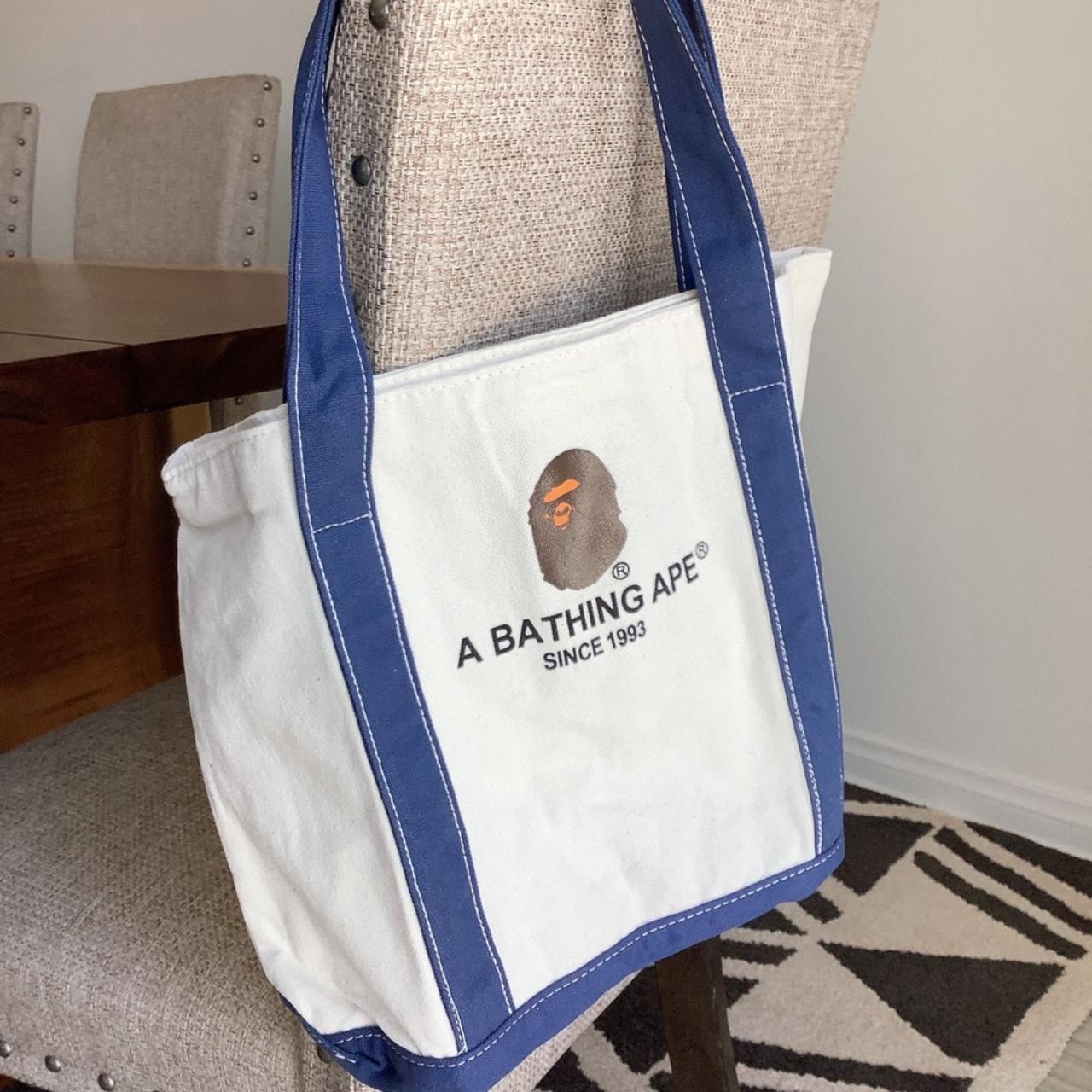 Bape deals canvas bag