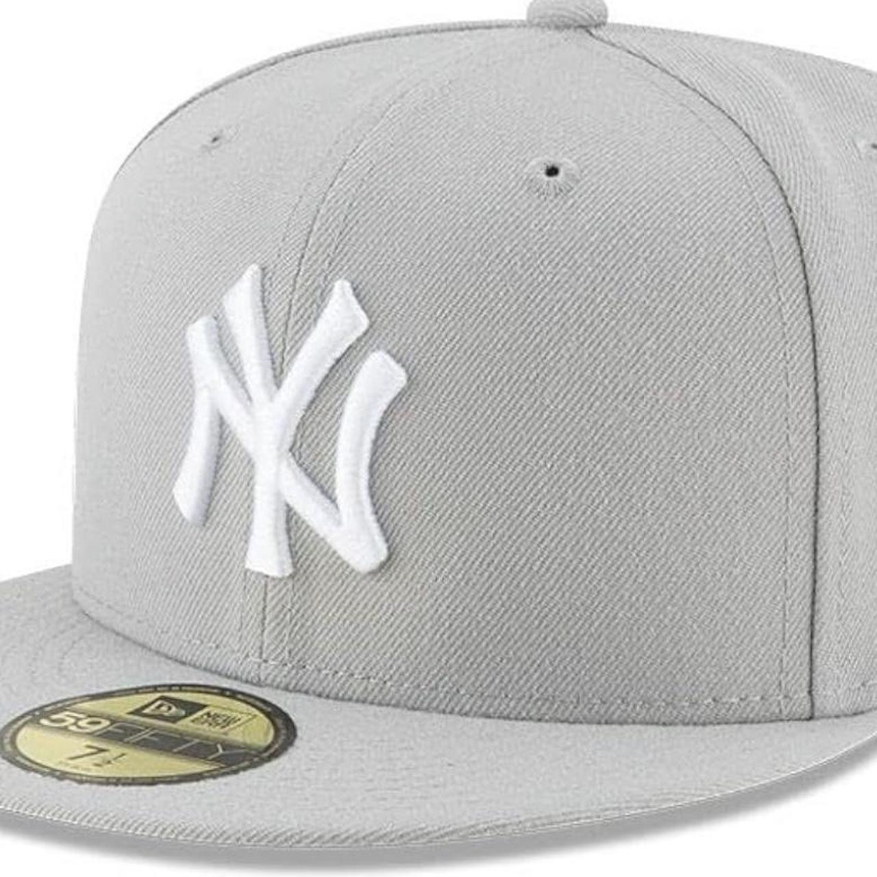 new era fitted caps grey