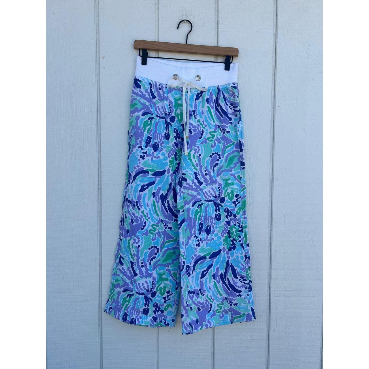 Lilly pulitzer linen beach pants best sale