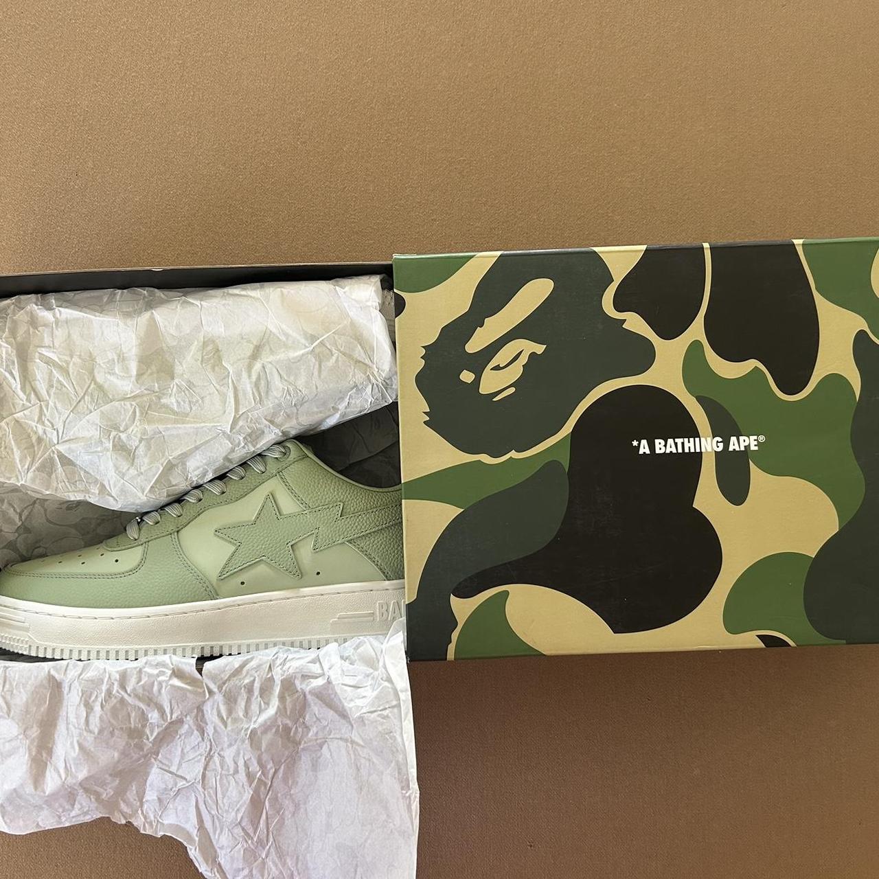 A Bathing Ape Bape Sta Green (2023) Sneakers! Brand | Depop