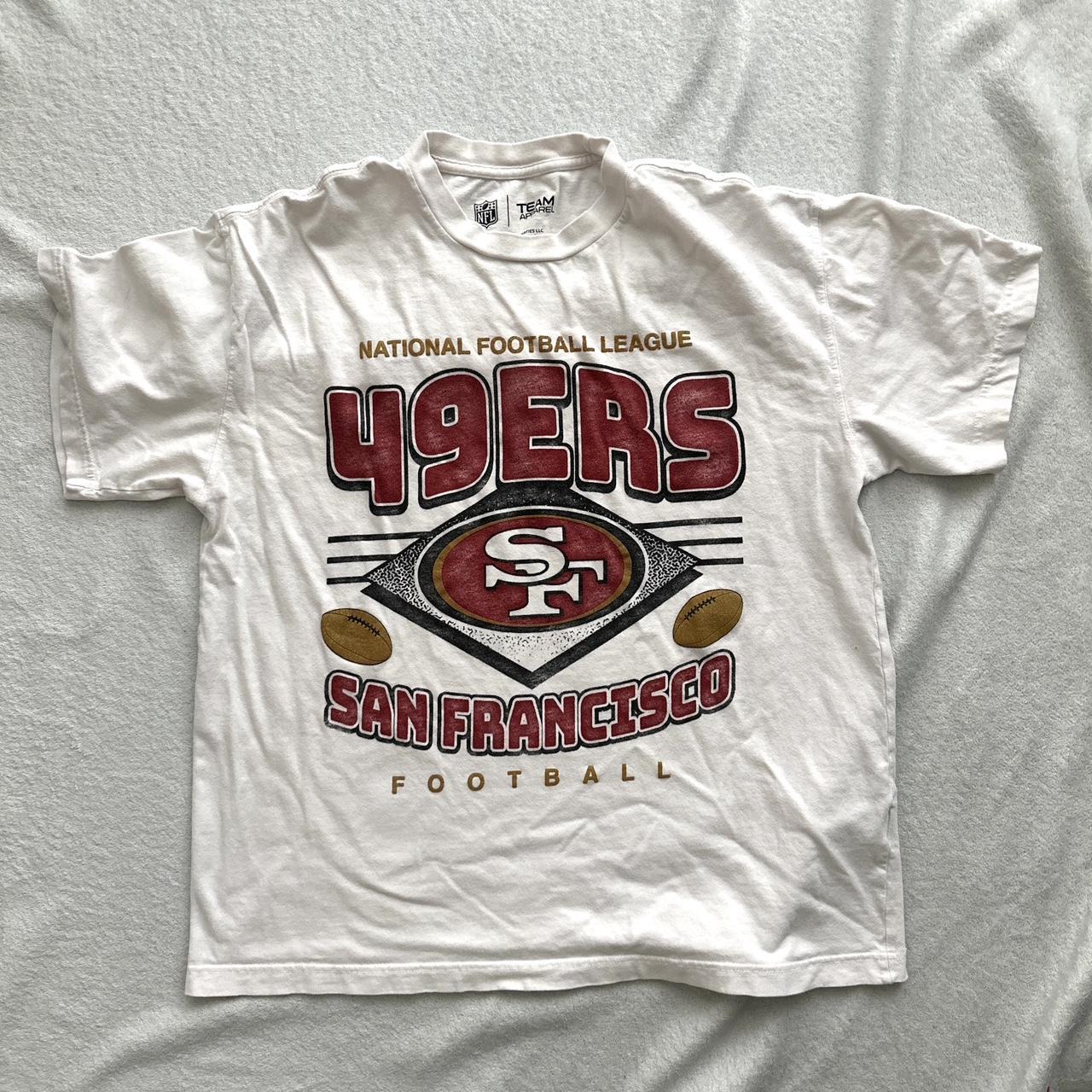 San Francisco 49ers Oversized T-shirt NFL Football... - Depop