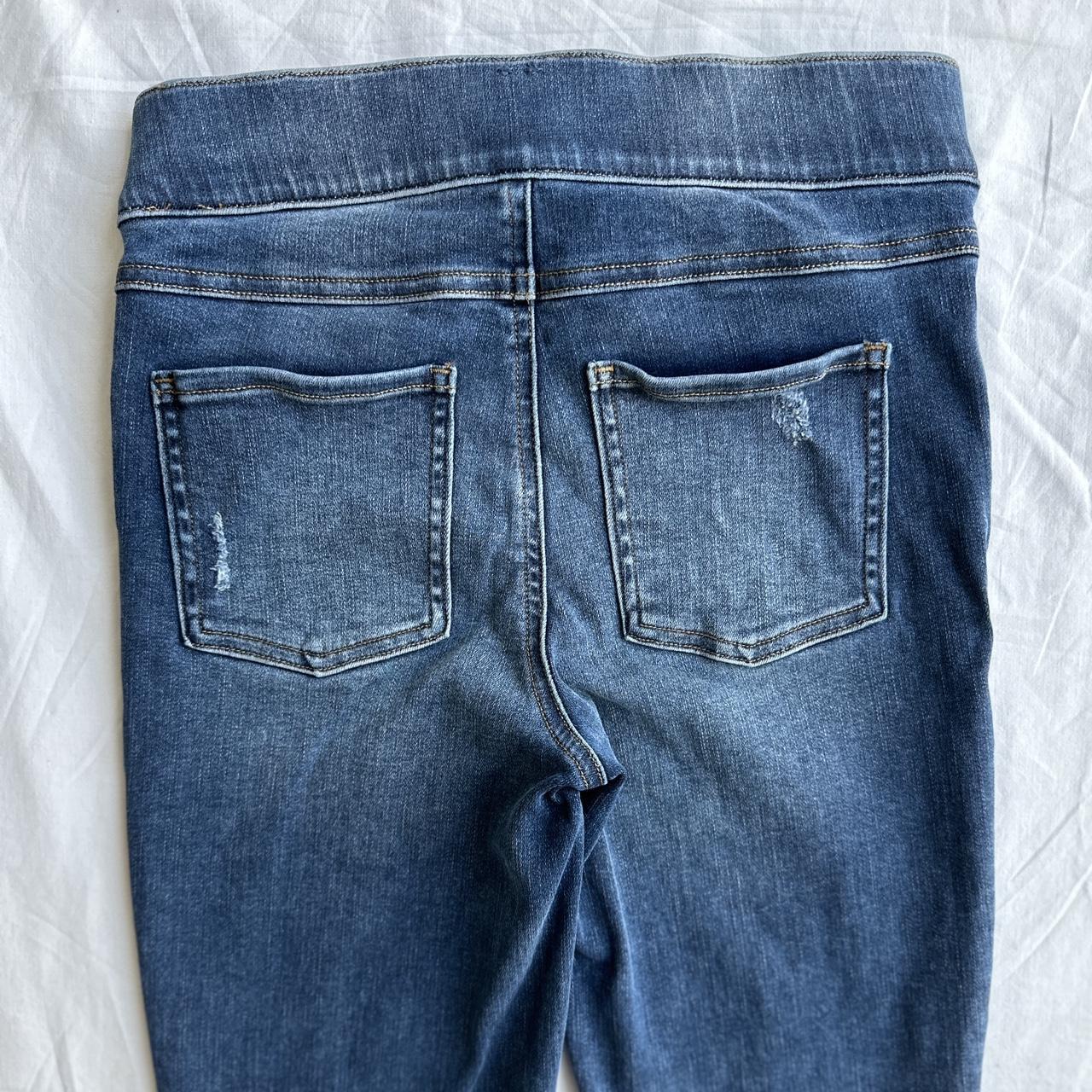 Spanx Distressed Denim Leggings Medium Wash jeans