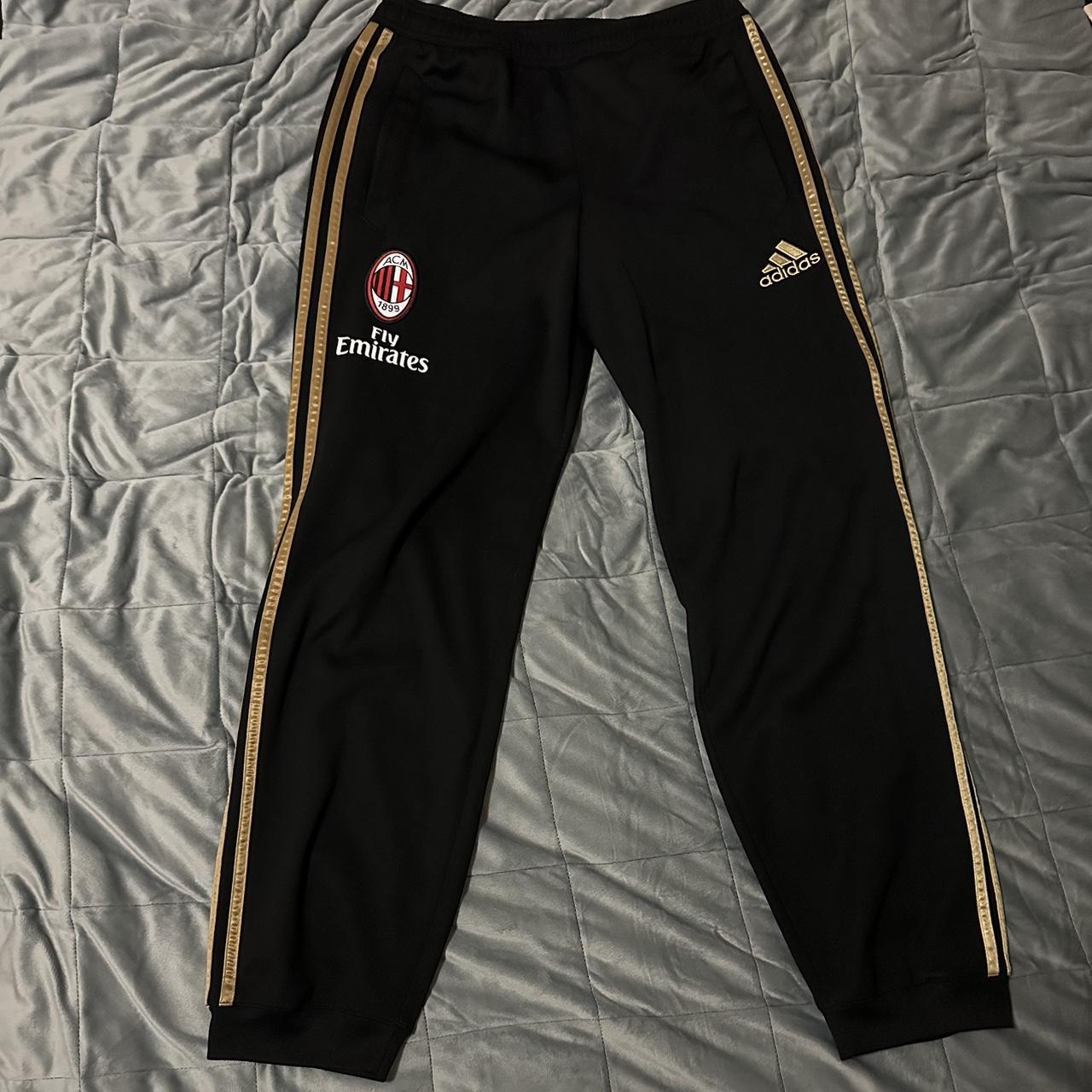 AC Milan 2013/14 Adidas Official cuffed Sweat Pants