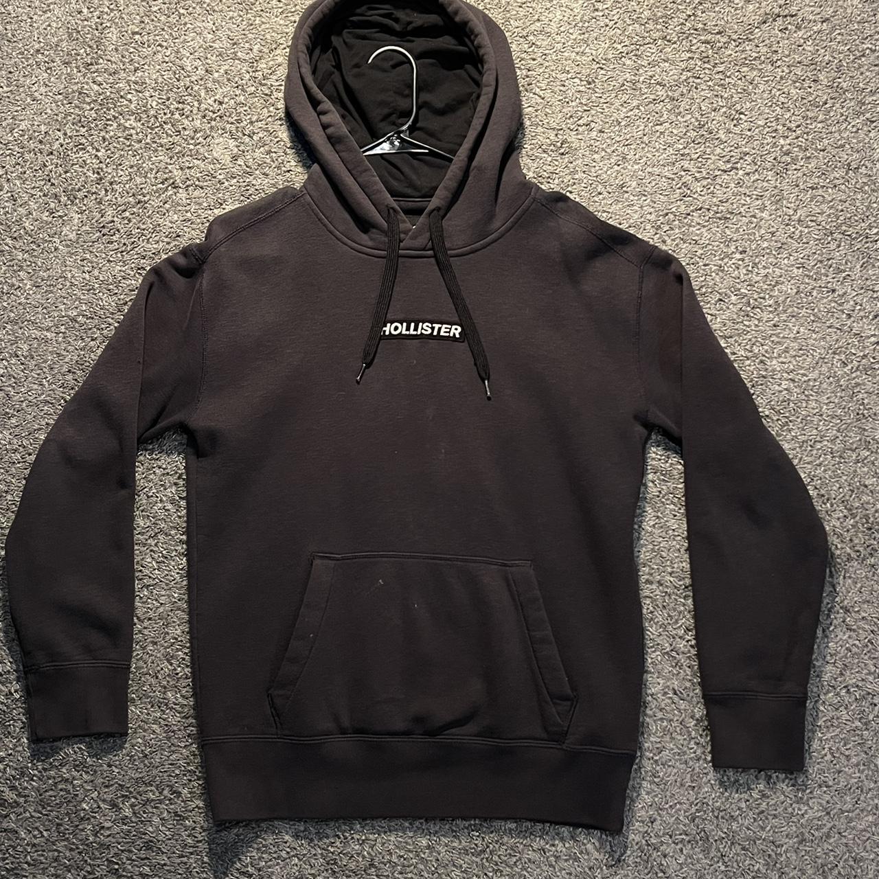 Hollister box outlet logo hoodie