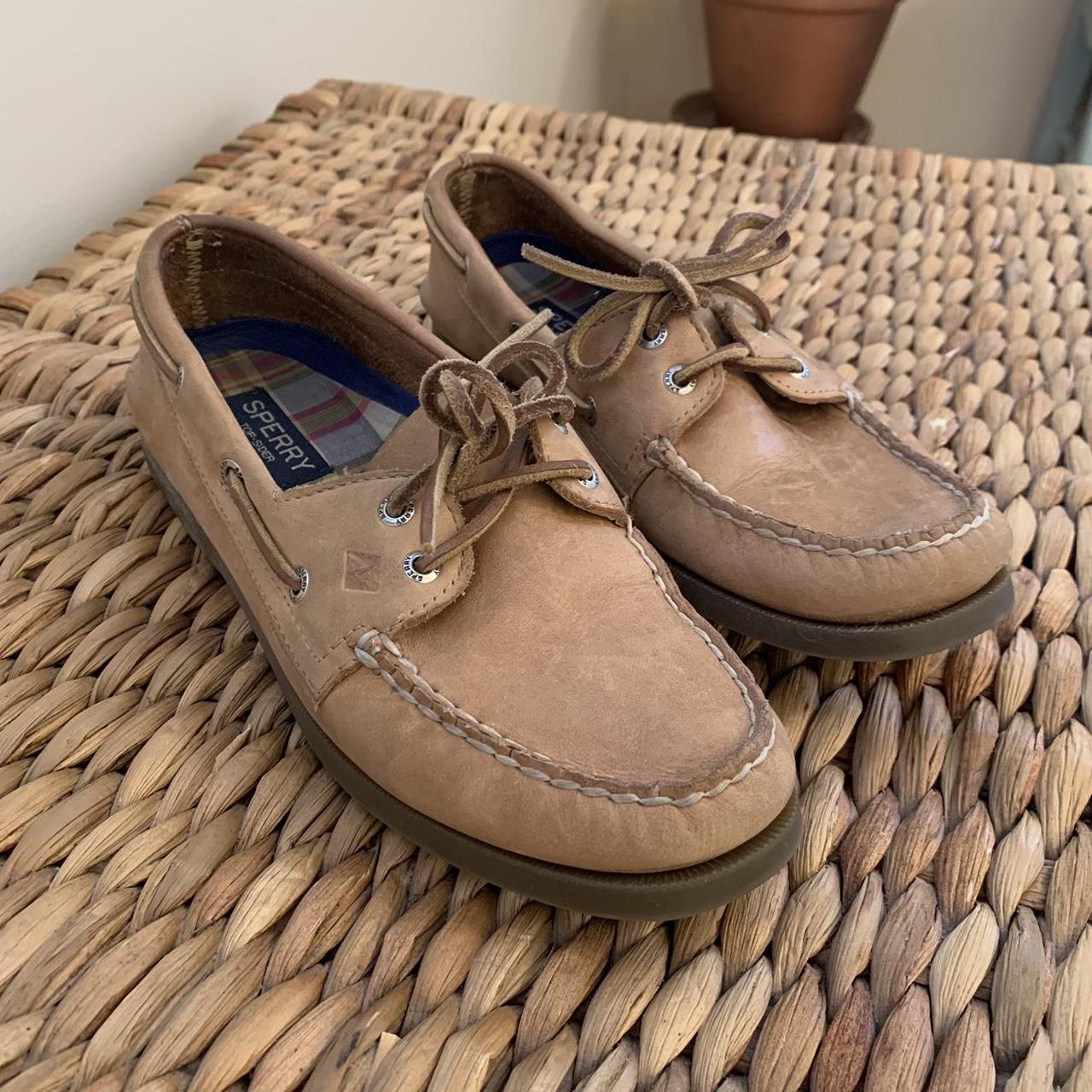 Sperry tan clearance boat shoes