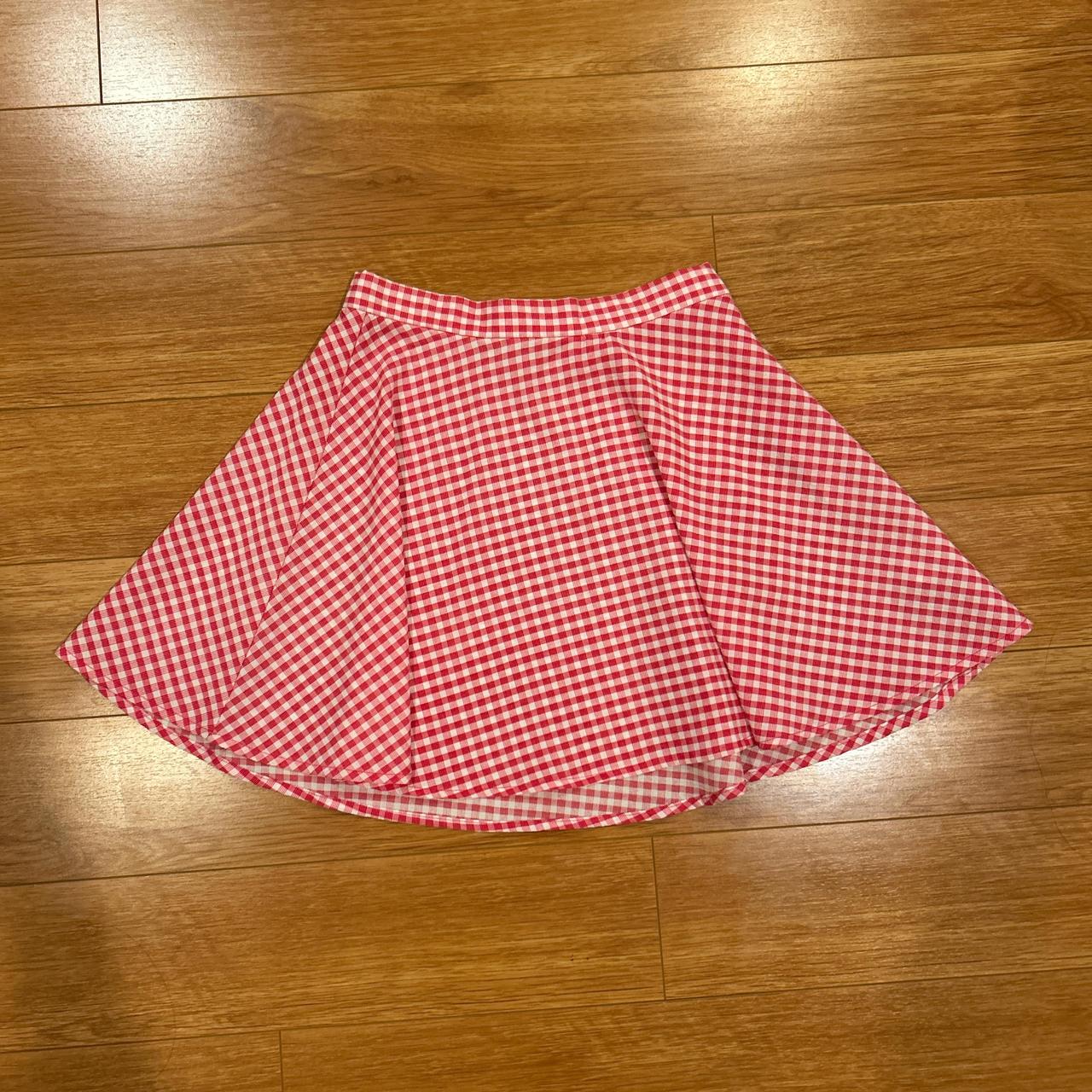 Pink plaid skirt urban outfitters best sale