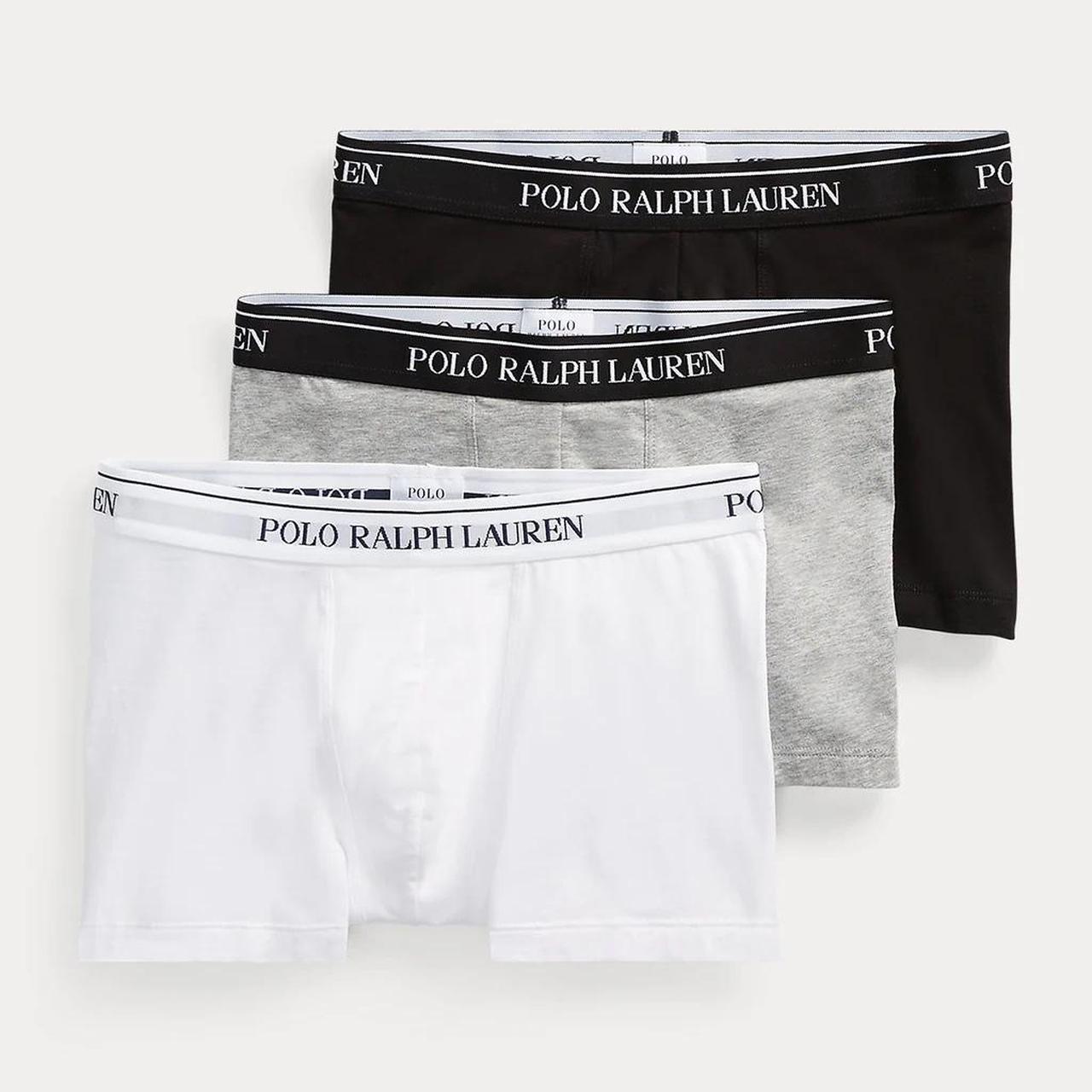 Ralph Lauren Underwear 3 Pack Trunks Black