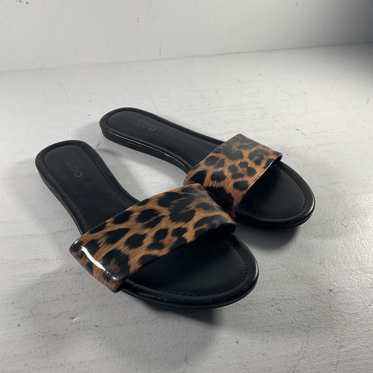 Aldo leopard fashion print sandals