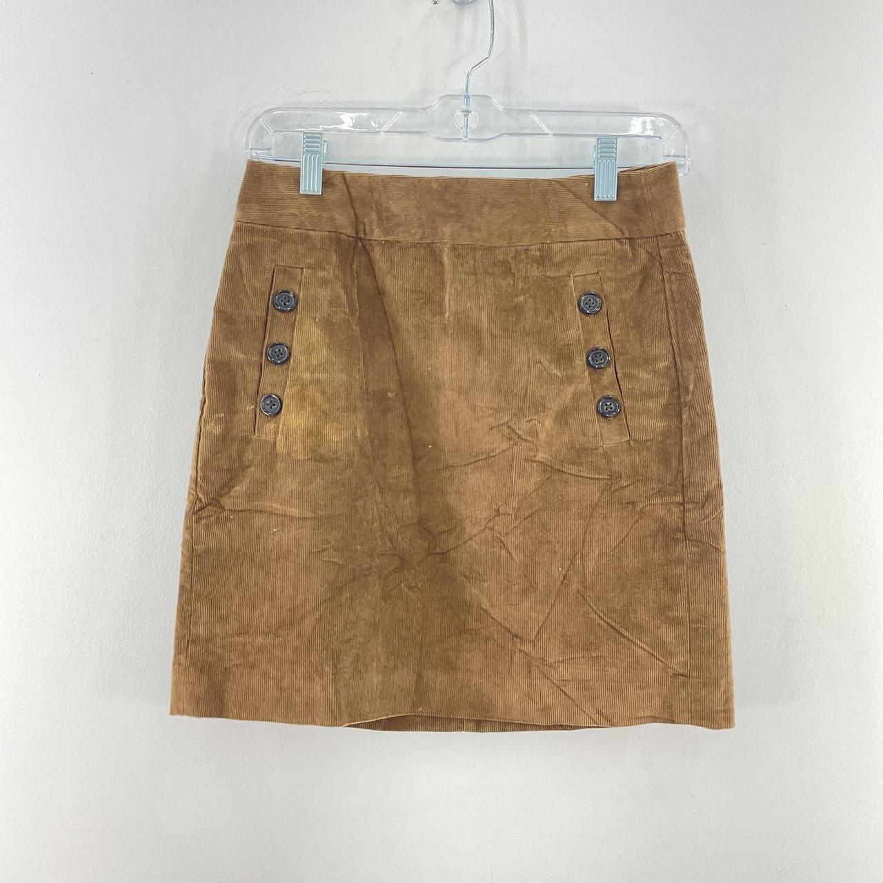 Banana Republic Brown Corduroy 3 Button Pocket Mini. Depop