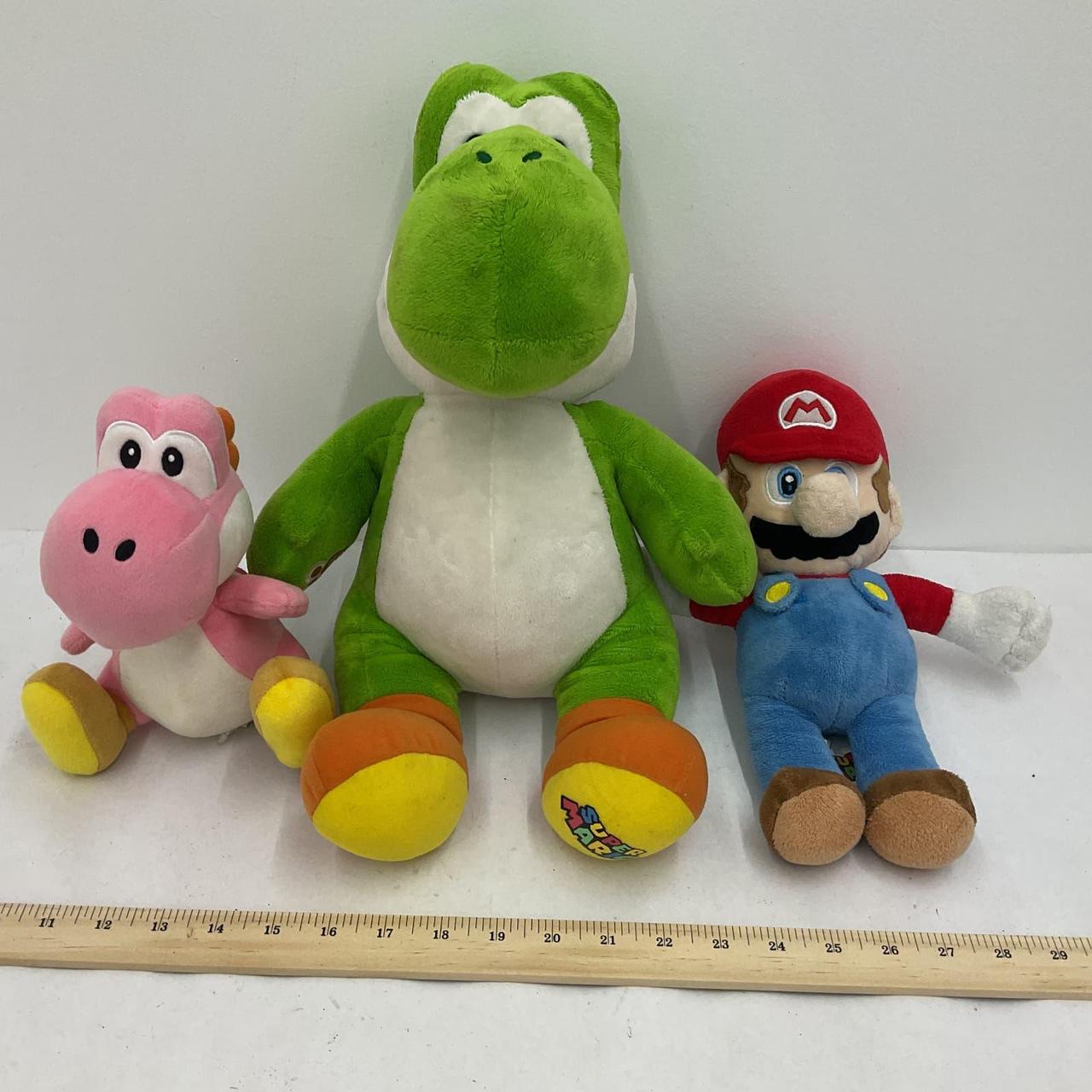 Nintendo Super Mario Green Pink Yoshi Plush Stuffed. Depop