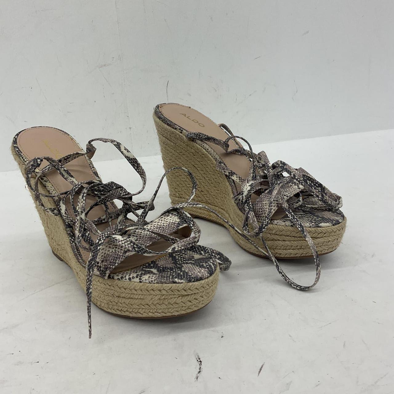 Aldo snake print shoes shop