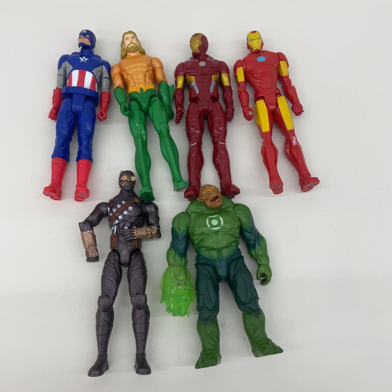 Super Hero Action Figure LOT Marvel Avengers Captain...