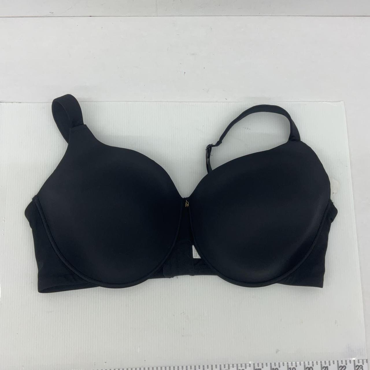 Ashley Stewart Black T-Shirt Bra - Size 46DDD -... - Depop