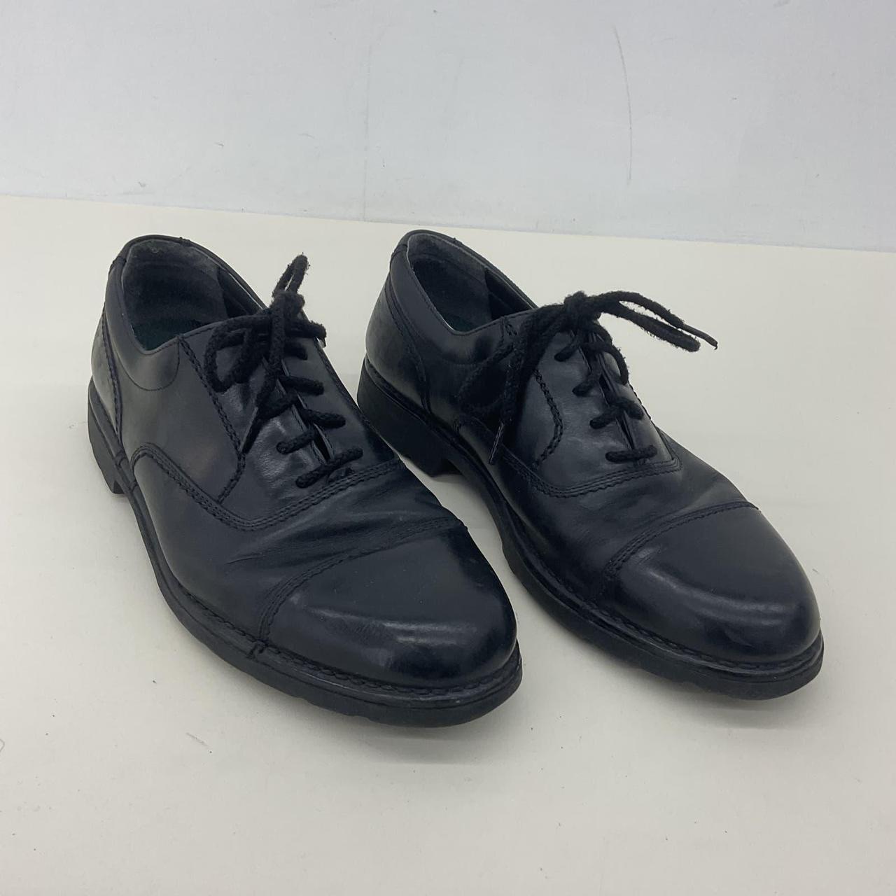 Rockport Men s Black Leather Dress Derby Shoes 9.5. Depop