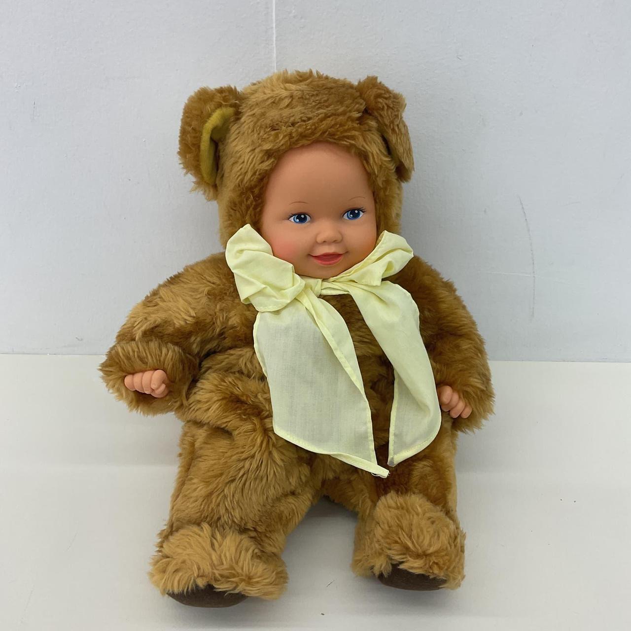 Anne Geddes Soft Fluffy Brown Teddy Bear Themed Baby. Depop