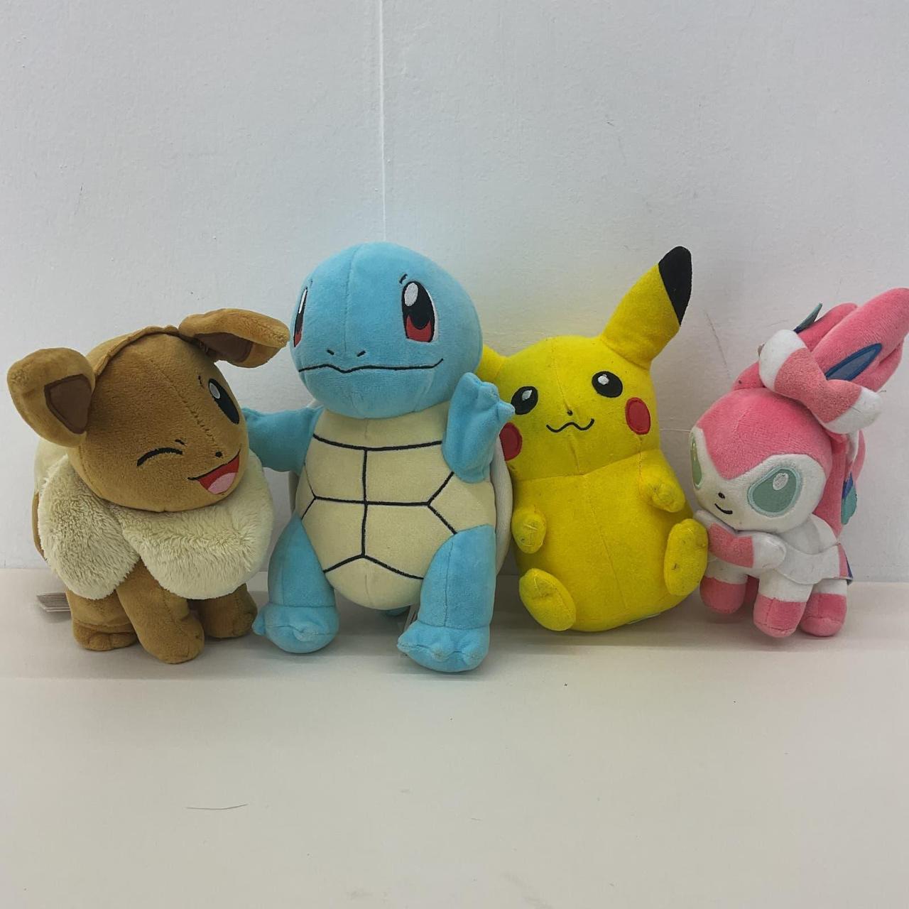 Pokemon plush Lot pikachu deals and Squirtle