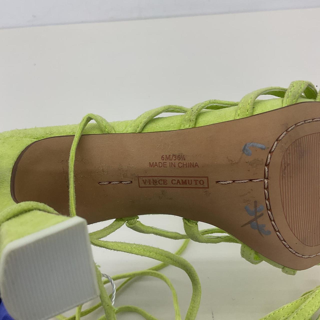 vince camuto green heels