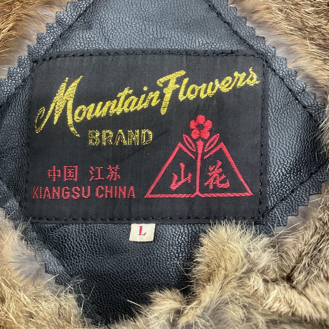 Mountain Flowers Men's Rabbit Fur Lined Angora Black...