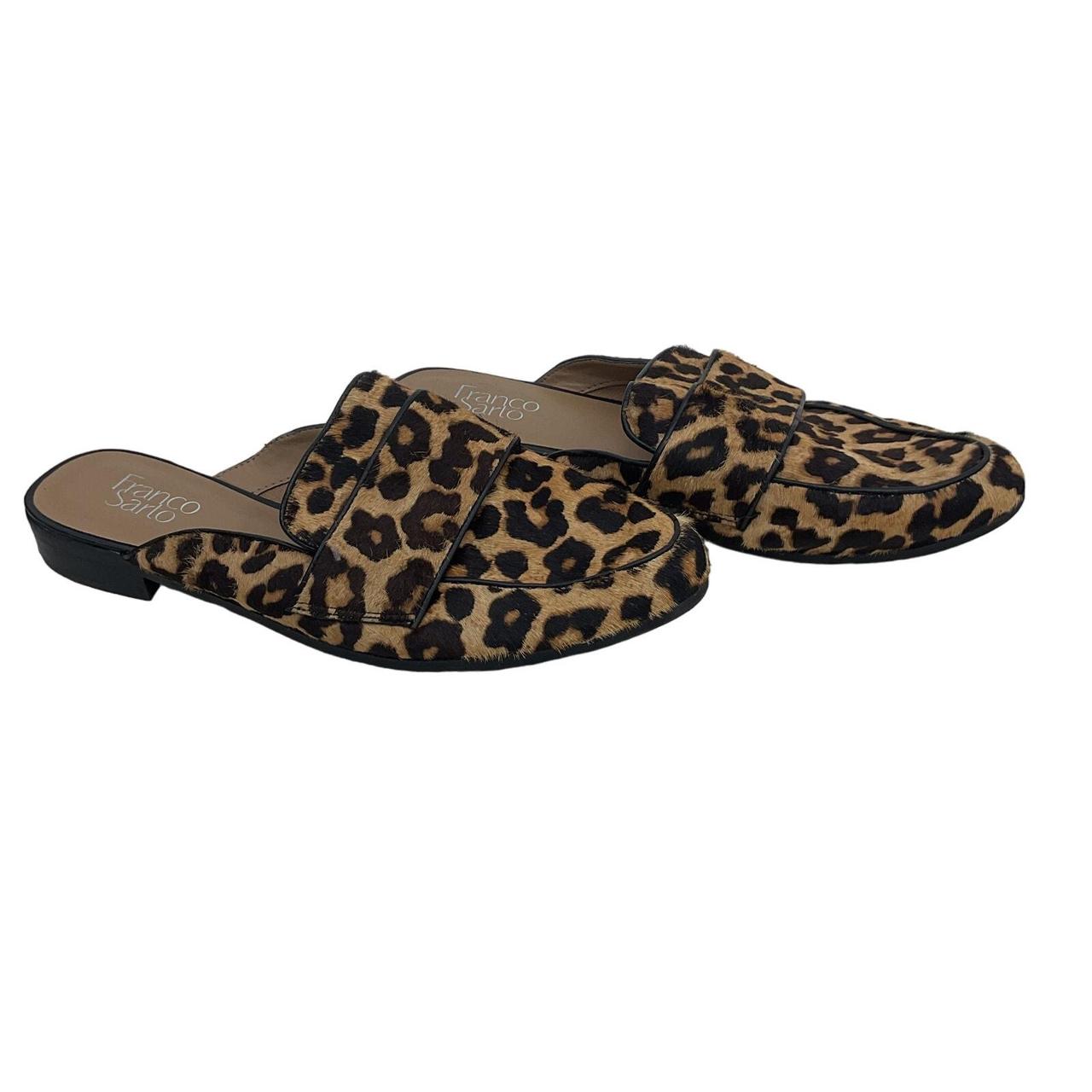 Franco sarto animal print mules online