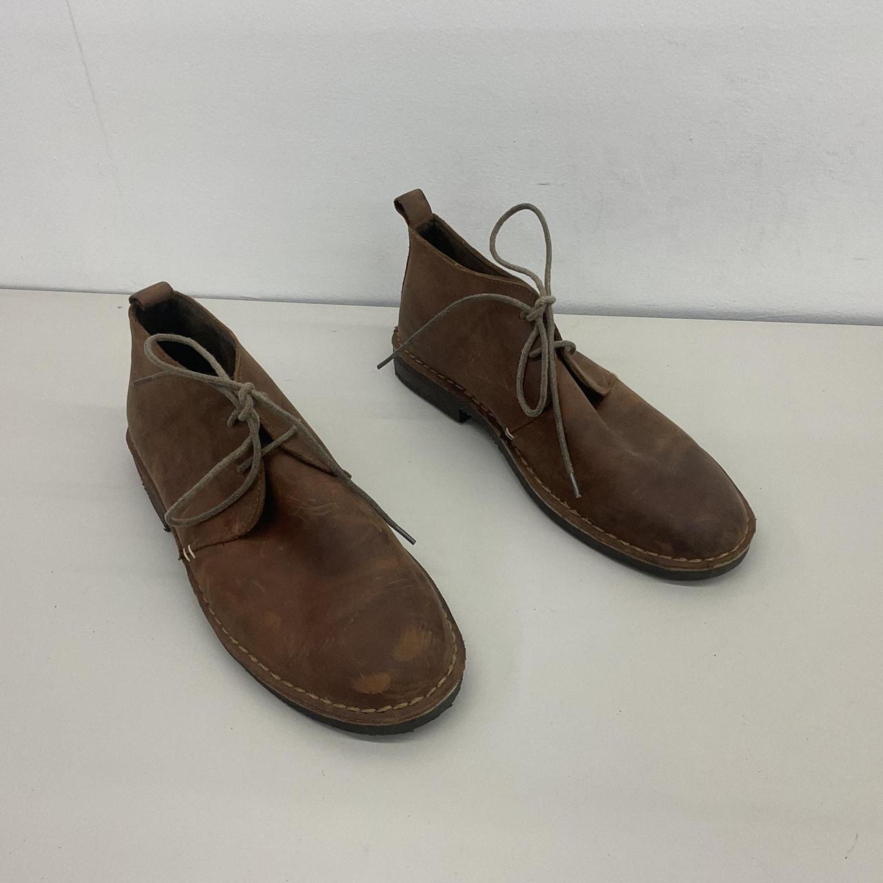 Merona Men s Desert Chukka Boots Brown Leather Size