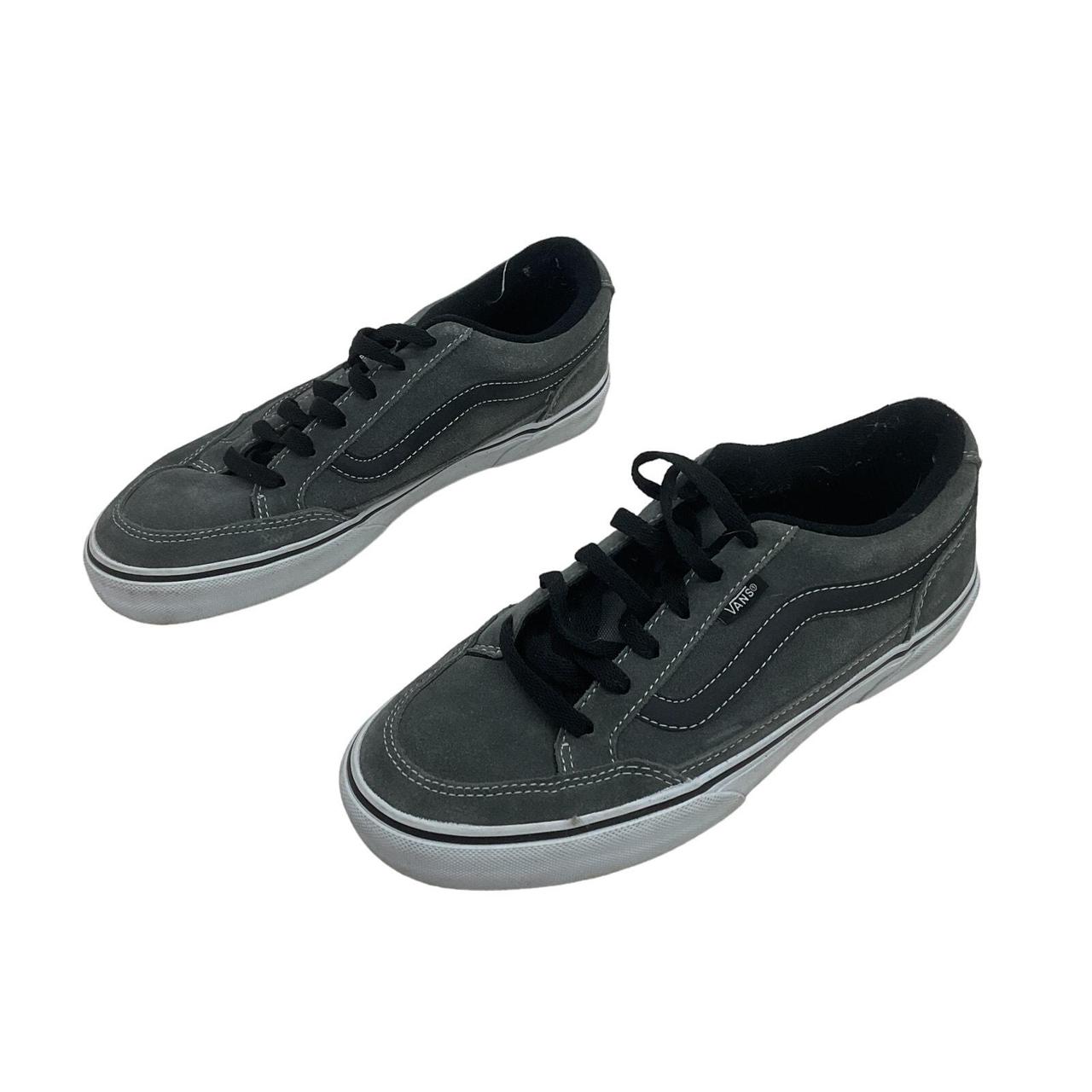 black leather vans size 7.5