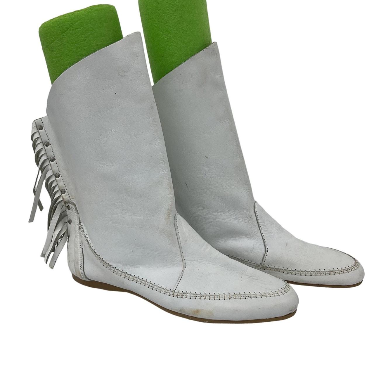 Knee High Womens Wide Calf Fringe Boots Women's Fringe Western