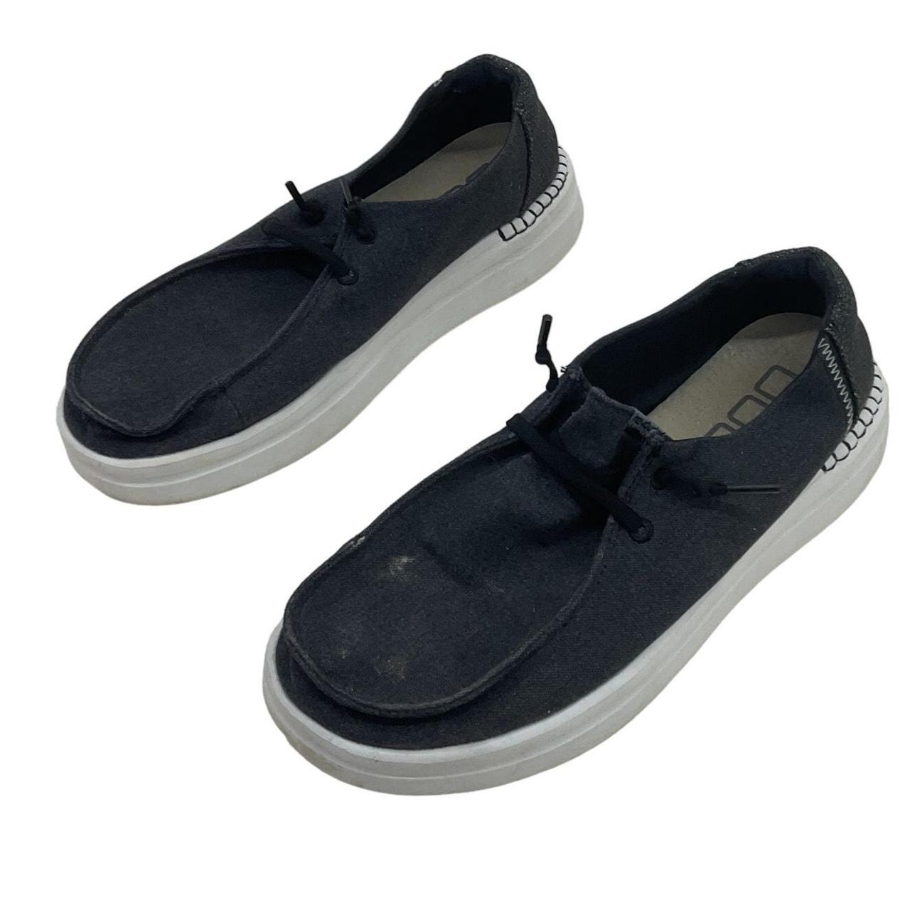 Black canvas loafers best sale