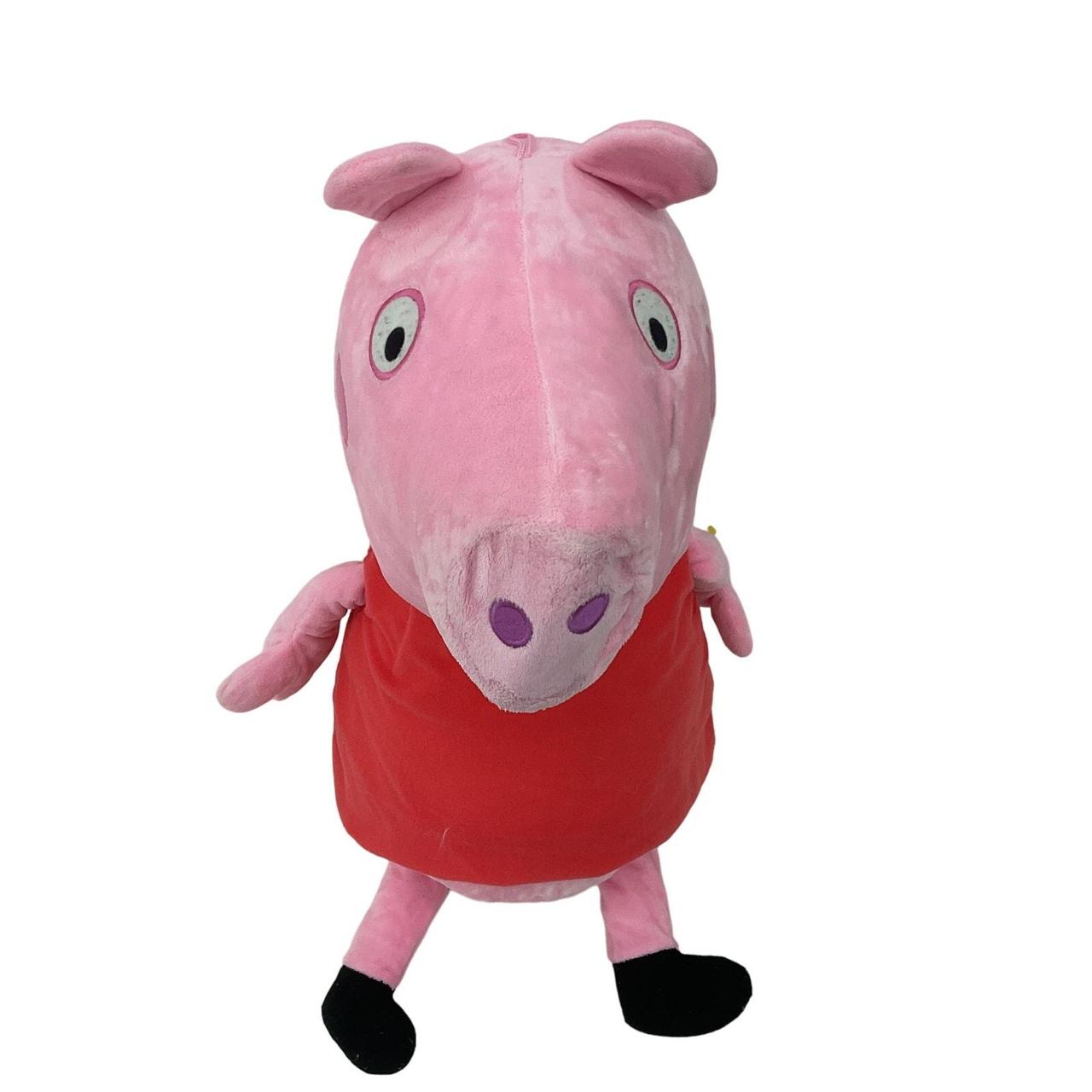 Stuffed Animal CUTE Peppa Pig Pink Red Plush | Depop