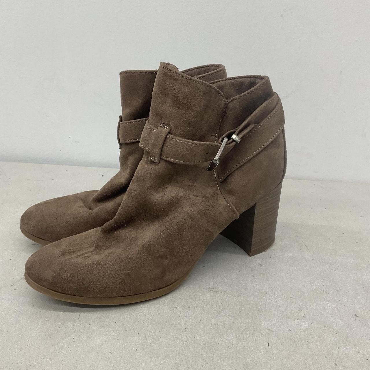 Merona Women's Bootie Buckle Ankle Boots Size Depop