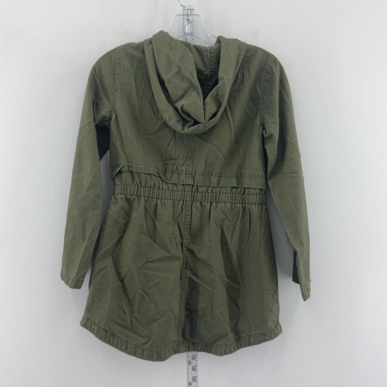 C&C California Girls Green Hooded Military Jacket... - Depop