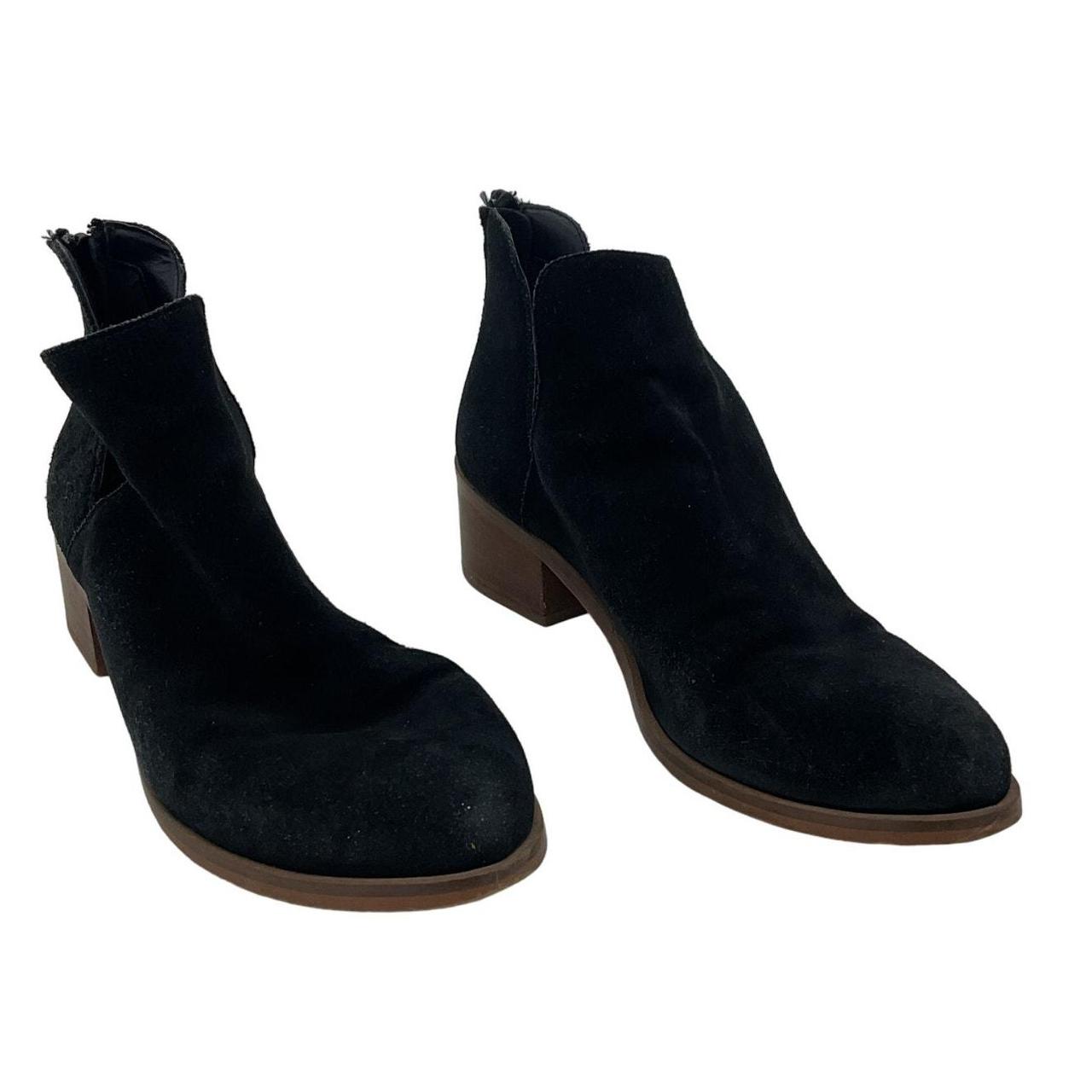 Steve Madden Raisie Black Leather Chelsea Boots