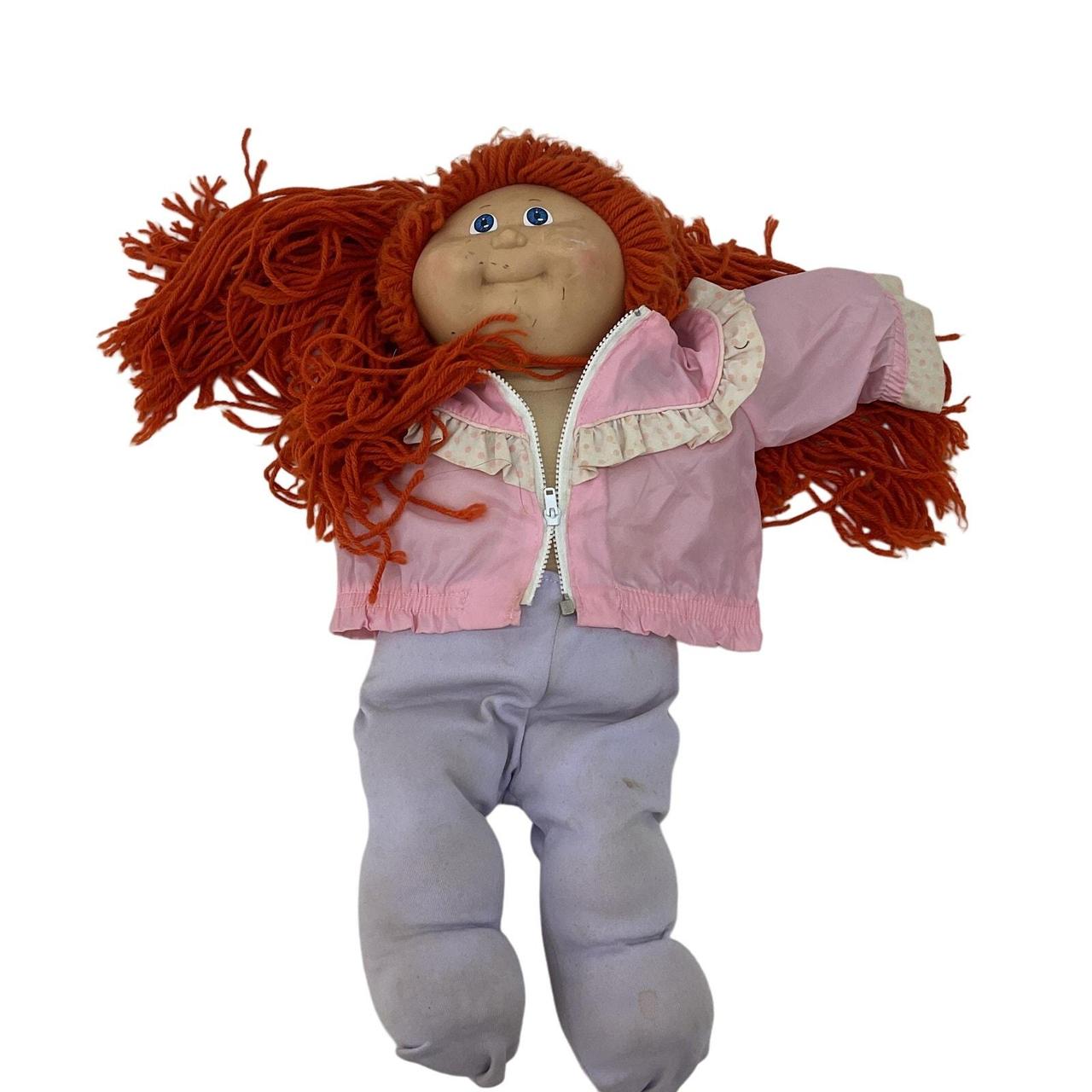 Red yarn hair cabbage patch online