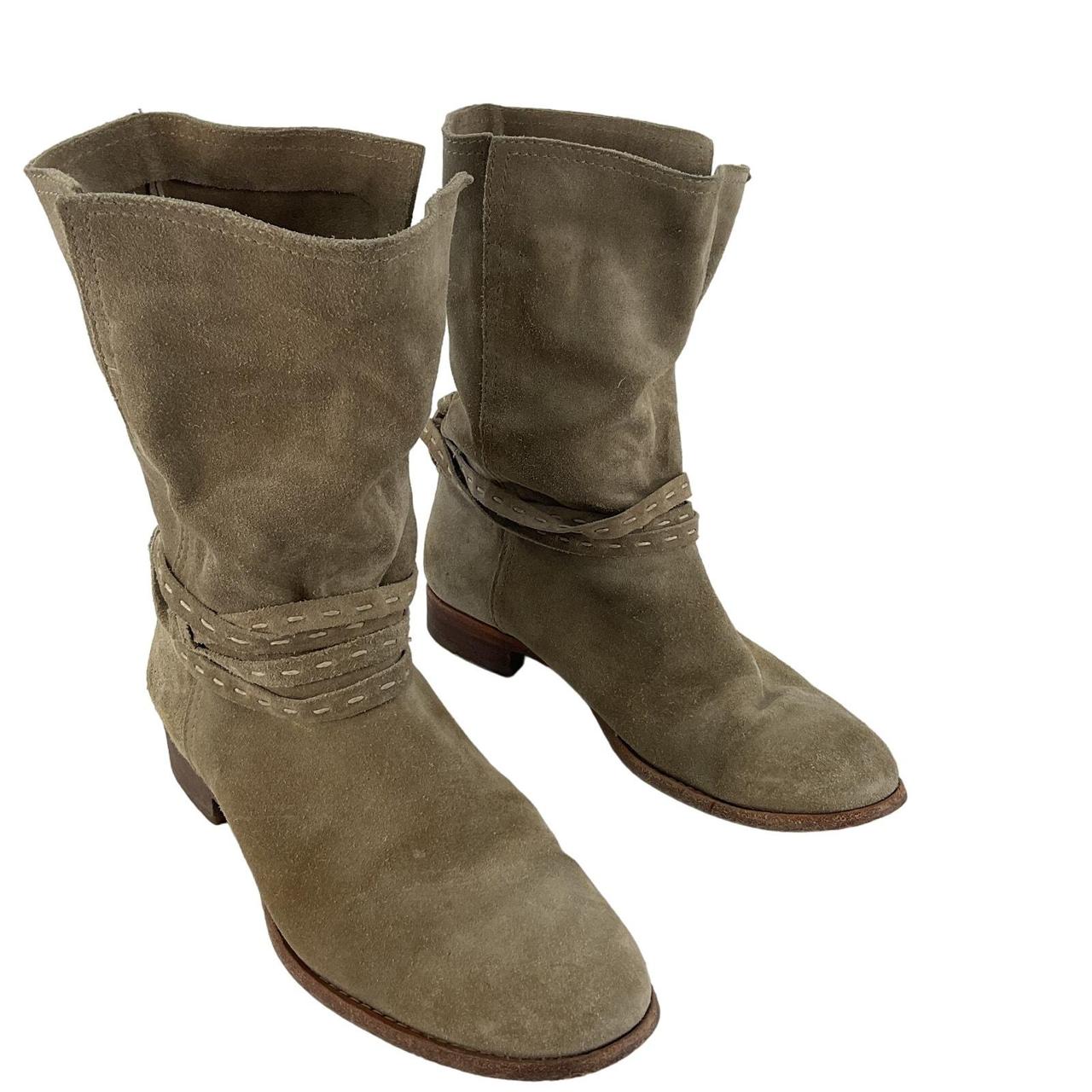 Frye booties suede online