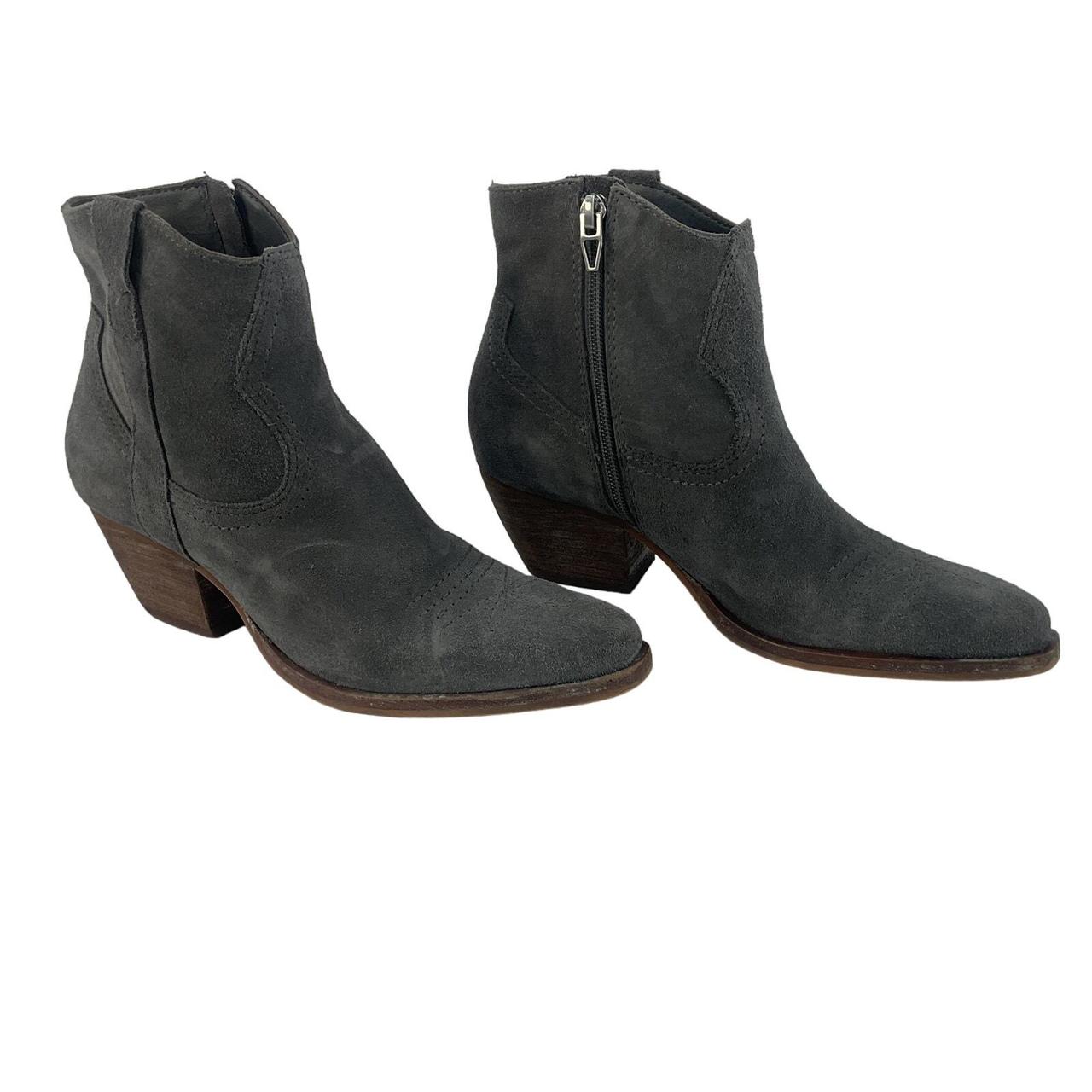 Dolce vita gray suede booties on sale