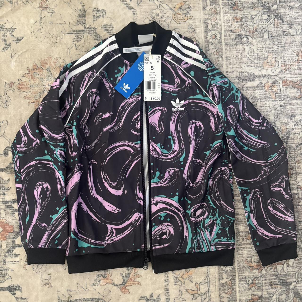 Adidas RITA ORA トラックジャケット OT 犬 ビーグル 黒 ADIDAS x RITA ORA Collab 2015 Basset Puppy Pack Graphic